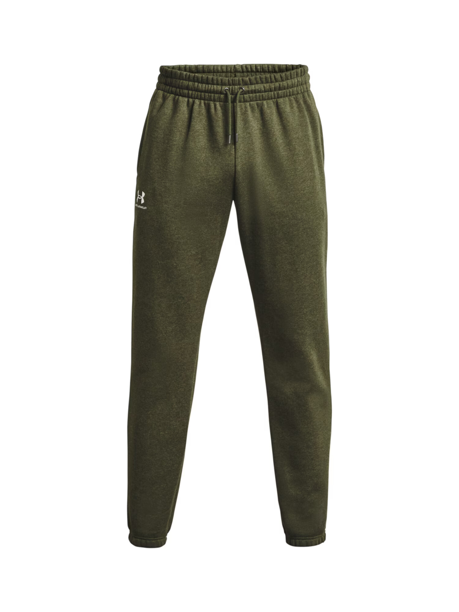 UNDER ARMOUR Pantaloni sport 'Essential' verde / alb - Pled.ro