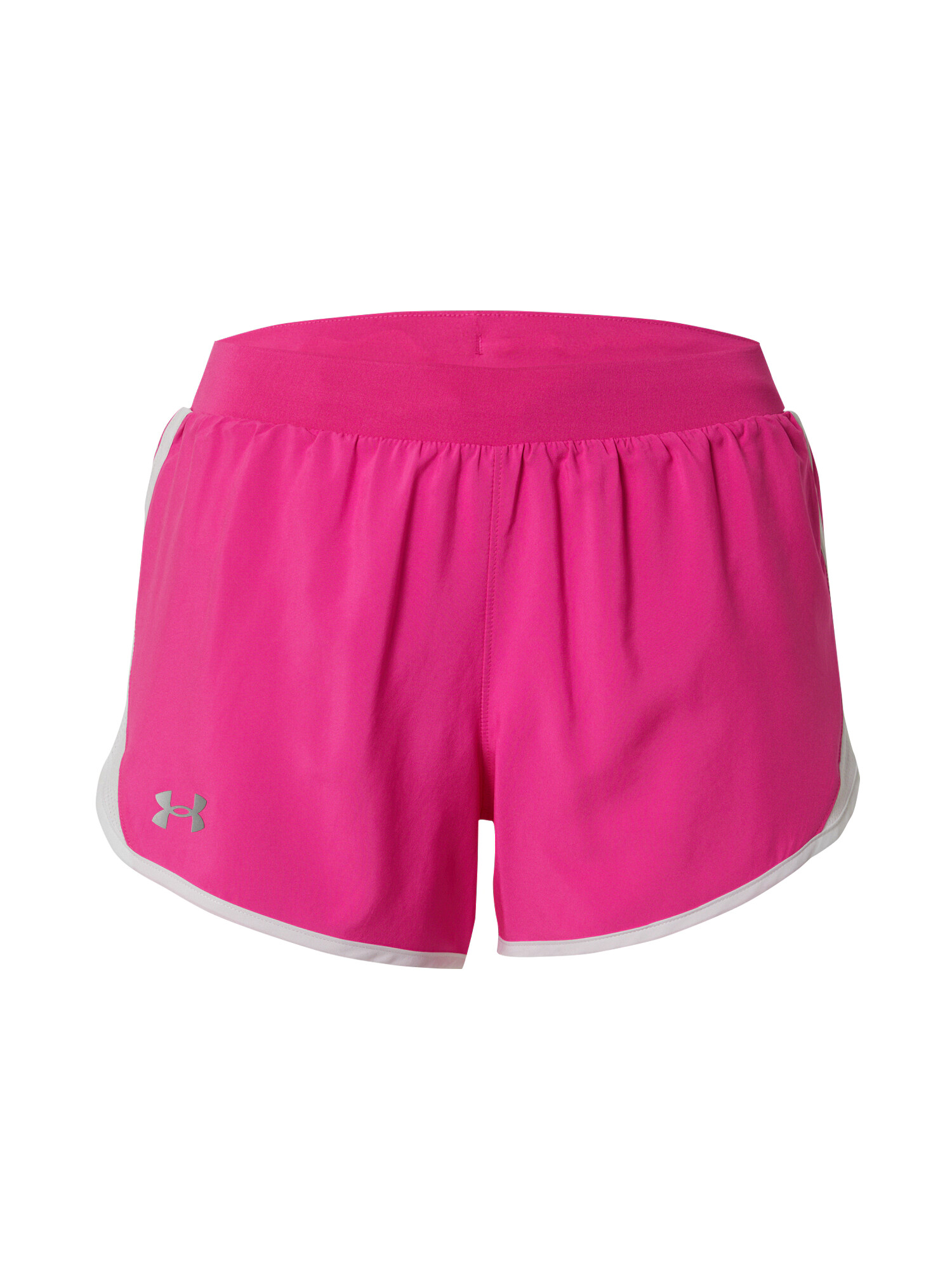 UNDER ARMOUR Pantaloni sport 'Fly By 2.0' gri / roz / alb - Pled.ro