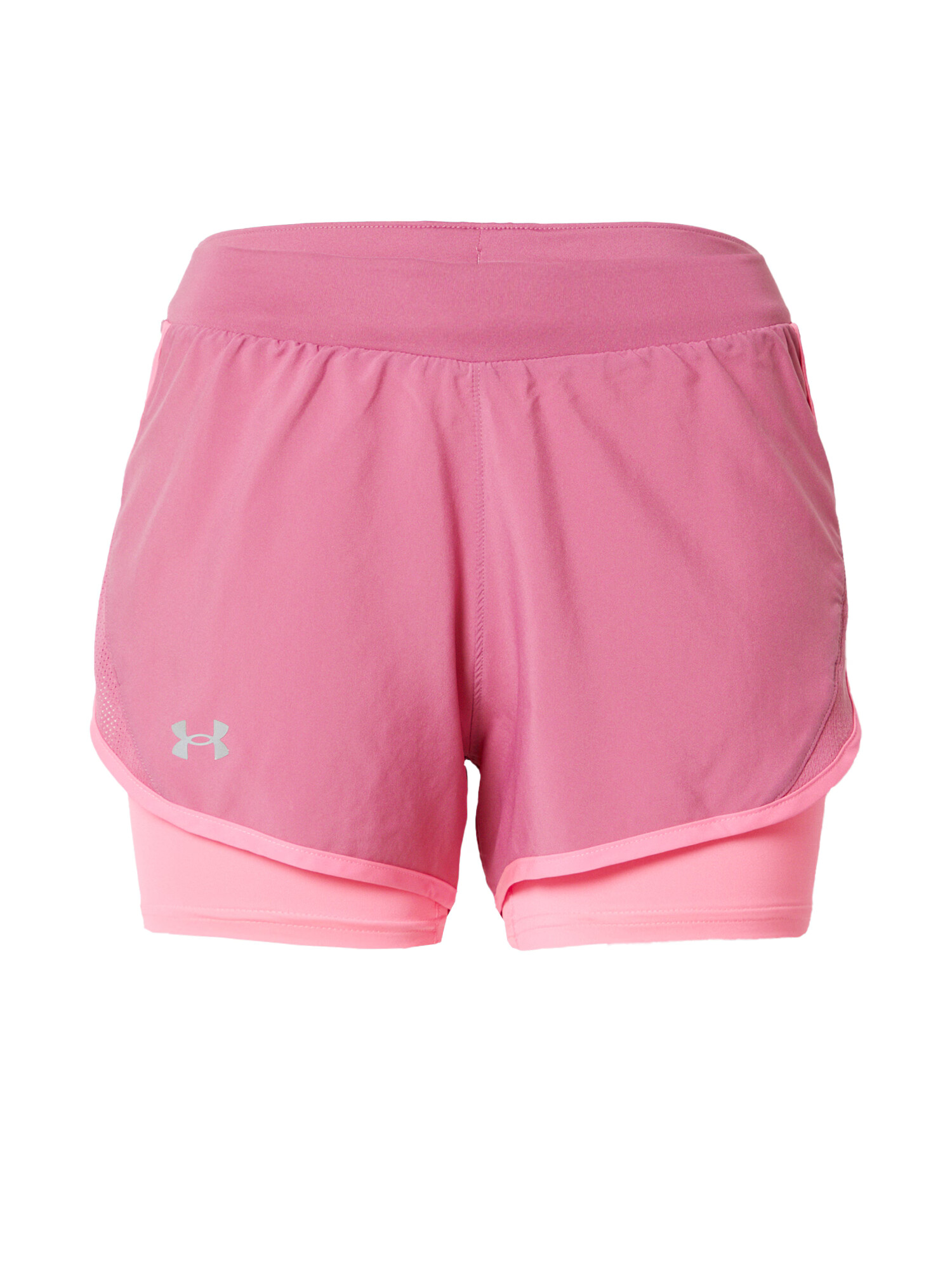 UNDER ARMOUR Pantaloni sport 'Fly By 2.0' gri / roz / roz deschis - Pled.ro