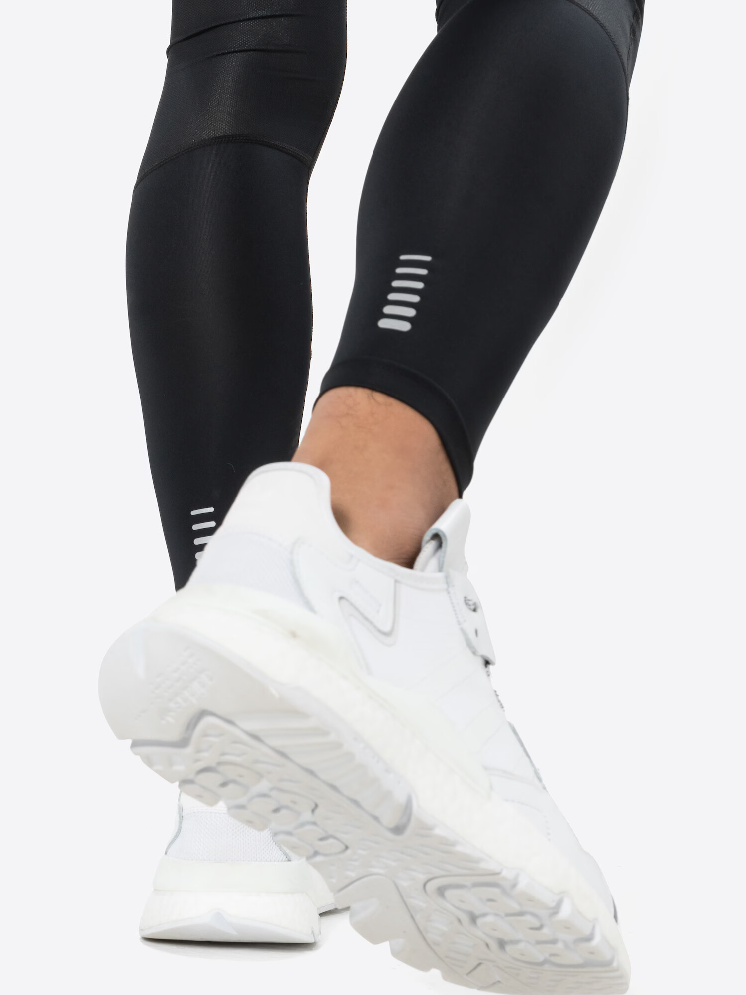 UNDER ARMOUR Pantaloni sport 'Fly Fast' negru / alb - Pled.ro