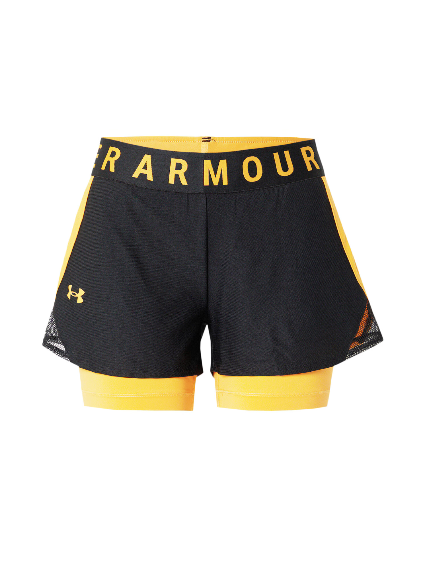 UNDER ARMOUR Pantaloni sport galben / negru - Pled.ro