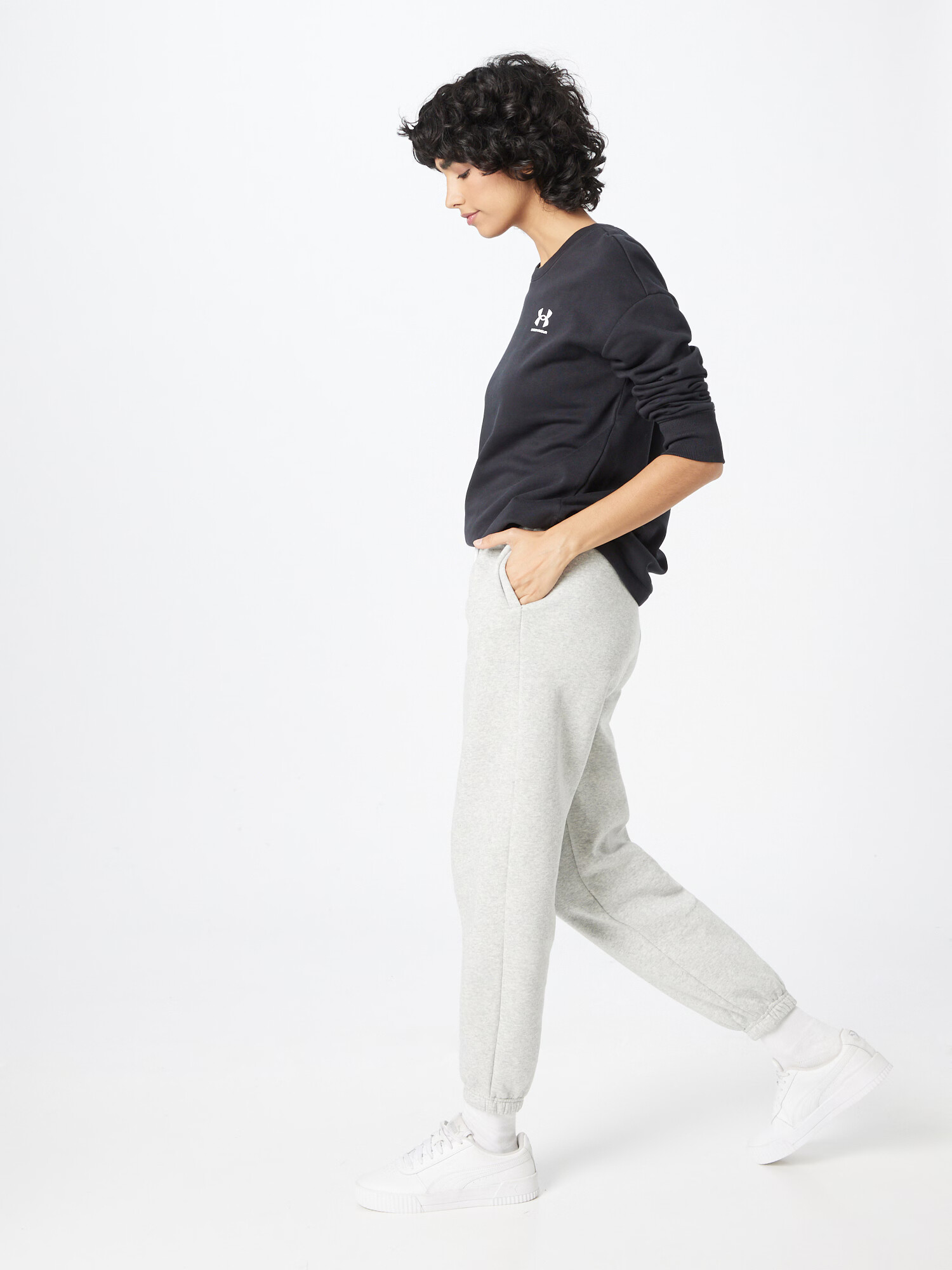 UNDER ARMOUR Pantaloni sport 'Essential' gri amestecat - Pled.ro