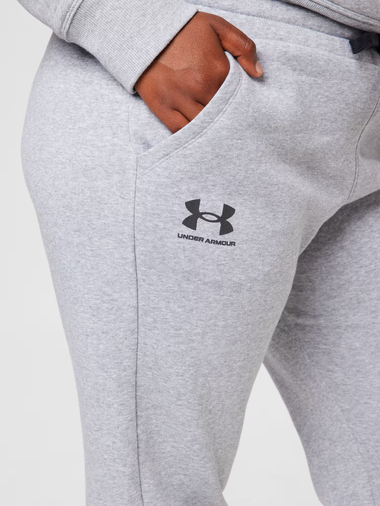 UNDER ARMOUR Pantaloni sport gri amestecat / negru - Pled.ro