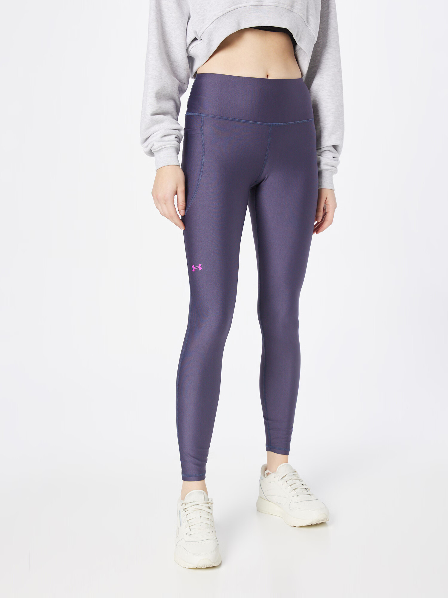 UNDER ARMOUR Pantaloni sport gri bazalt / fucsia - Pled.ro