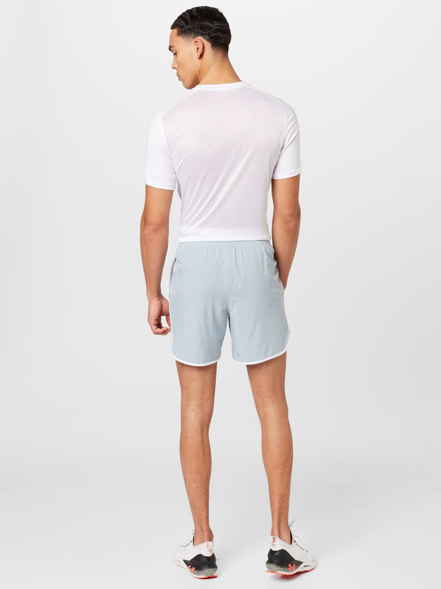 UNDER ARMOUR Pantaloni sport gri fumuriu / alb - Pled.ro