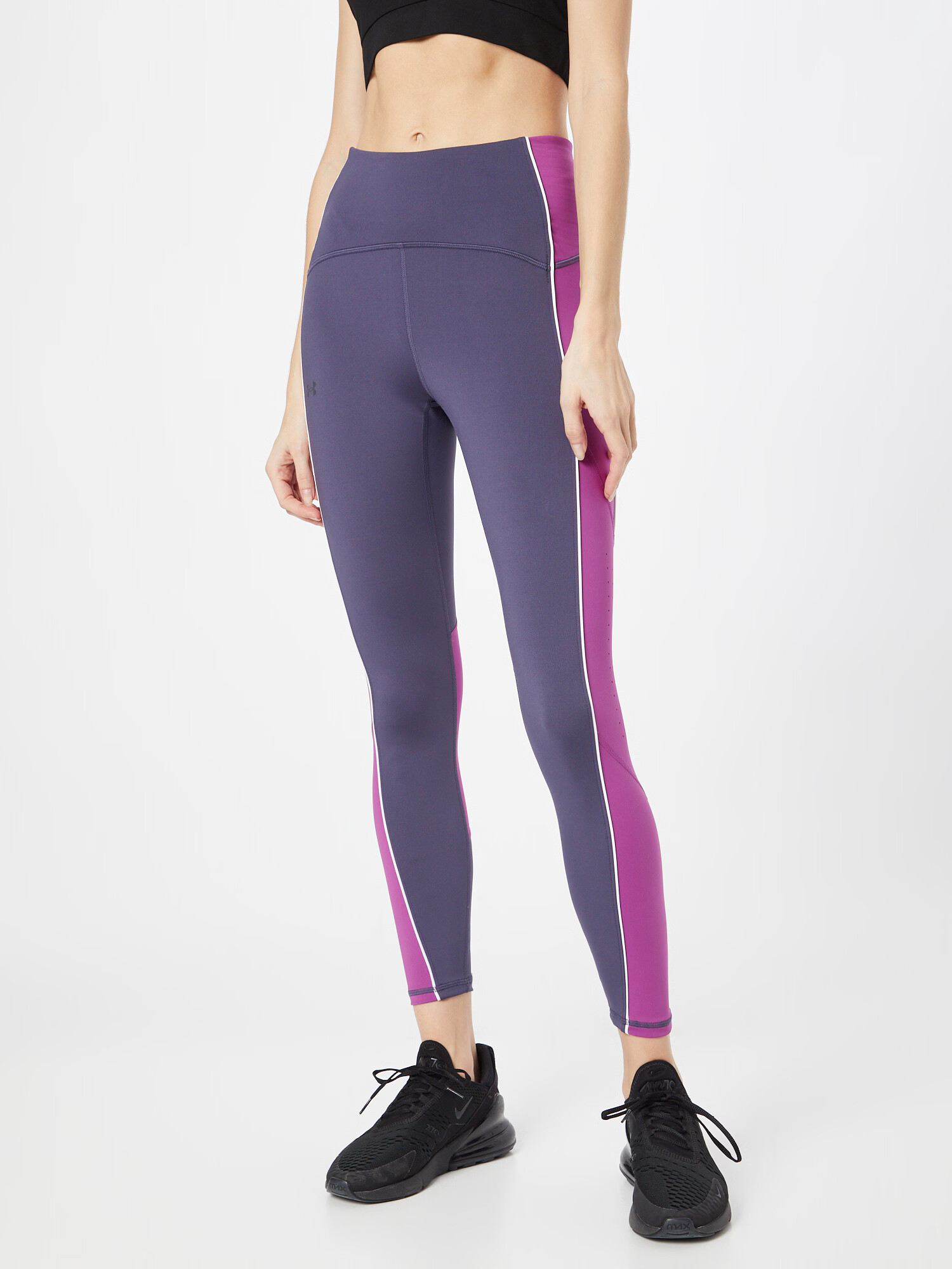 UNDER ARMOUR Pantaloni sport gri închis / lila - Pled.ro