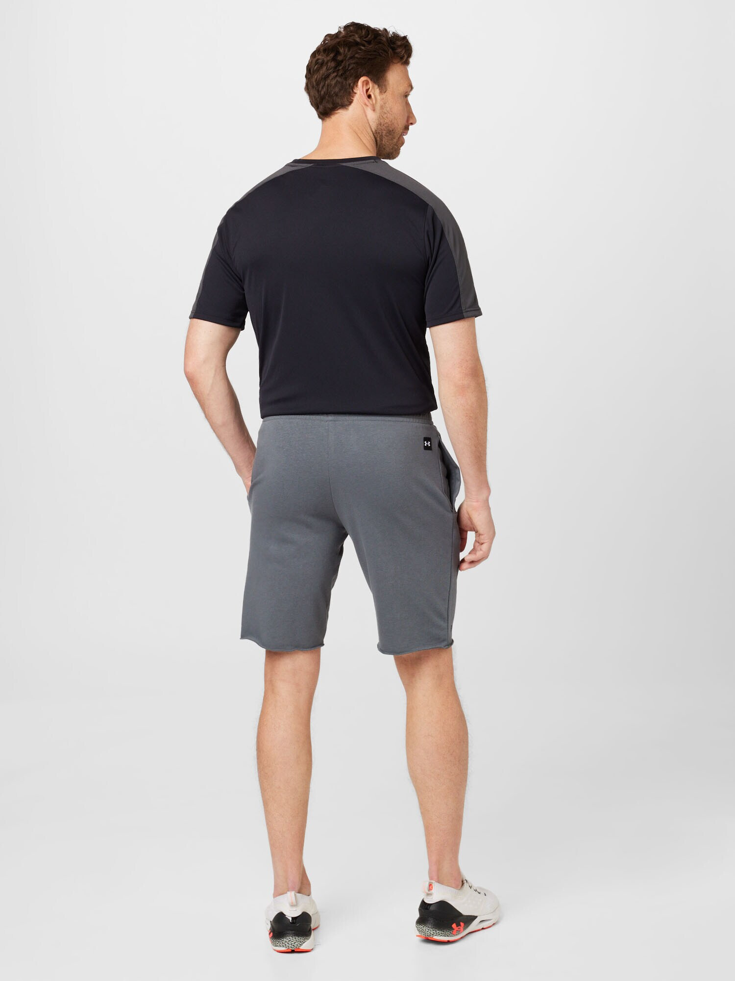 UNDER ARMOUR Pantaloni sport gri închis / negru - Pled.ro