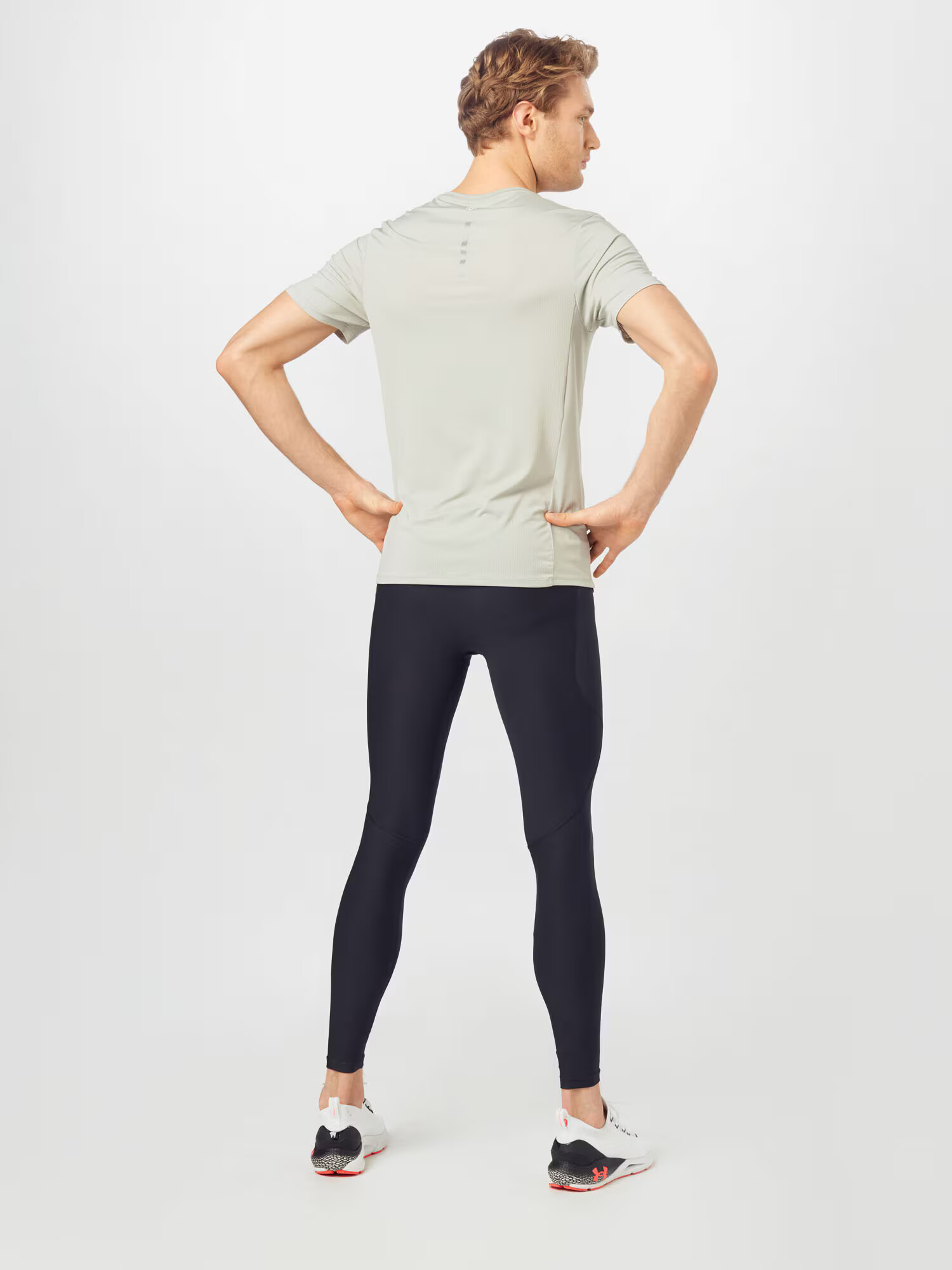 UNDER ARMOUR Pantaloni sport gri piatră / negru / alb - Pled.ro