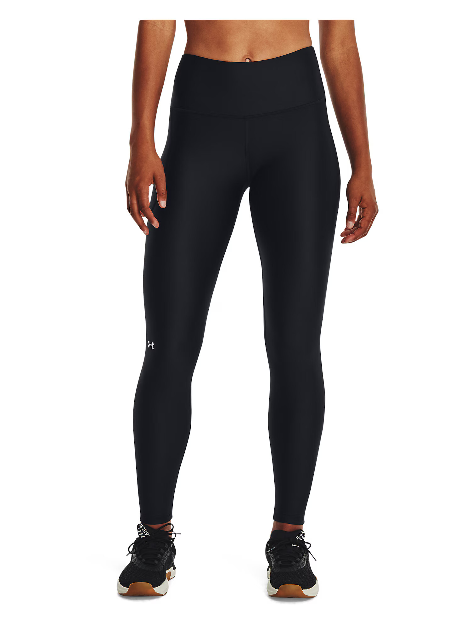 UNDER ARMOUR Pantaloni sport 'Heatgear Evolved' negru / alb - Pled.ro