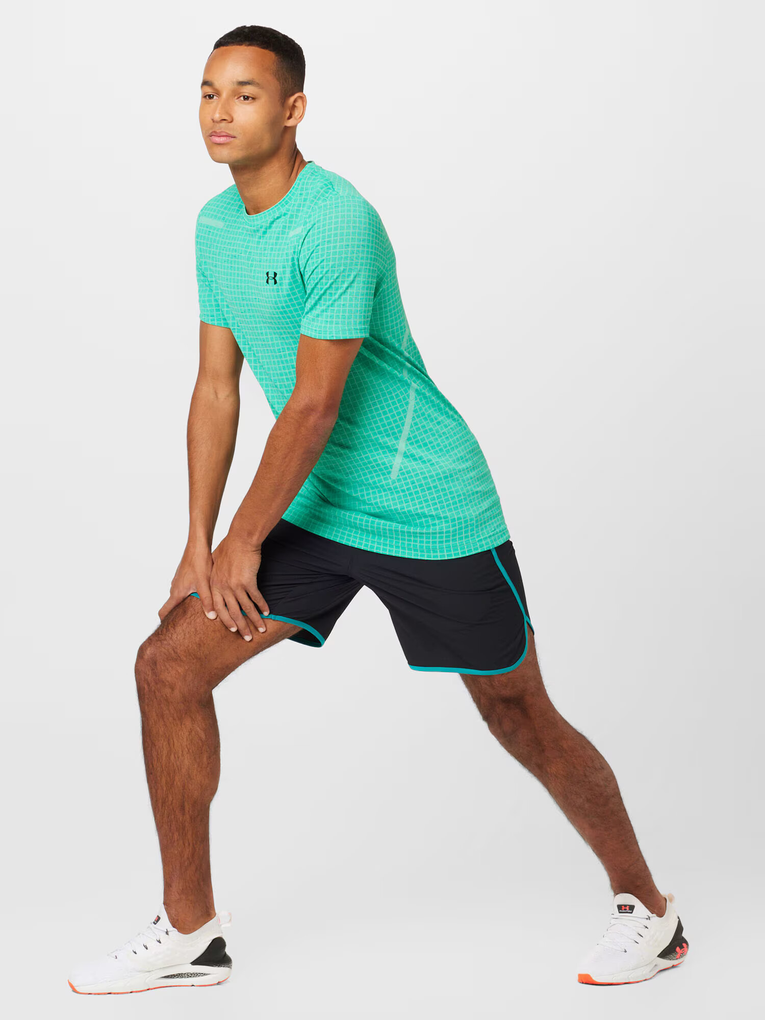 UNDER ARMOUR Pantaloni sport 'HIIT' verde jad / negru - Pled.ro