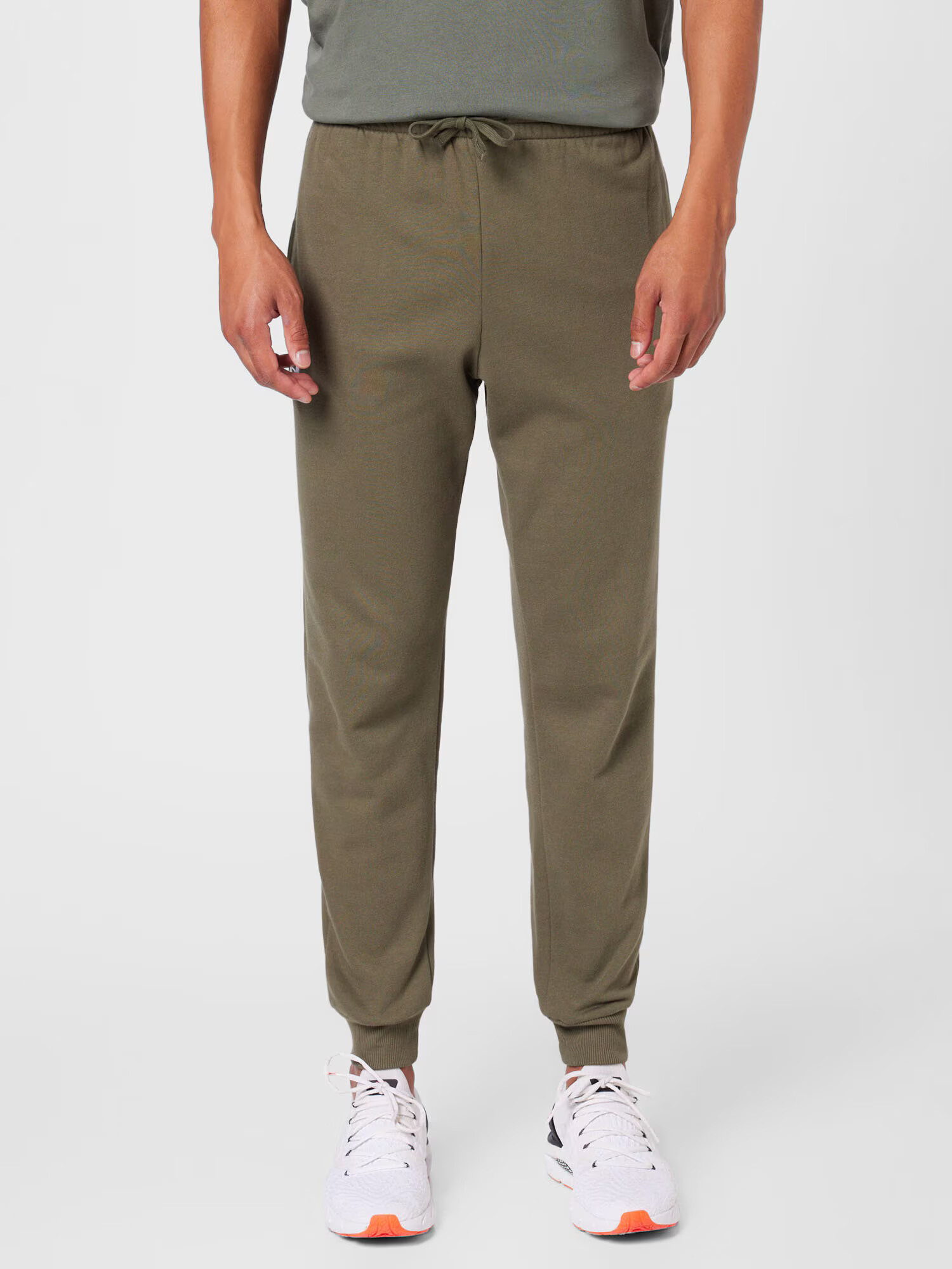 UNDER ARMOUR Pantaloni sport kaki / alb - Pled.ro