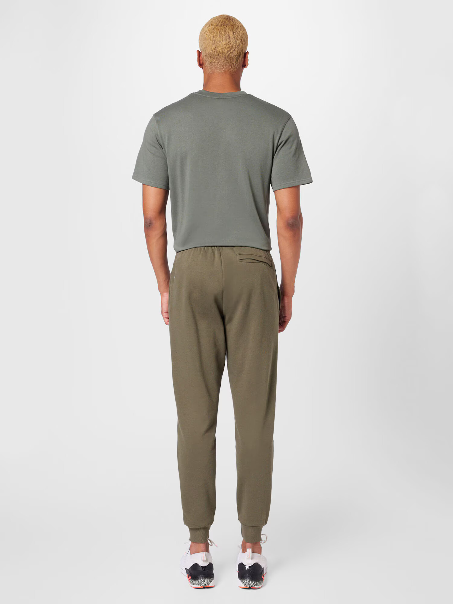 UNDER ARMOUR Pantaloni sport kaki / alb - Pled.ro