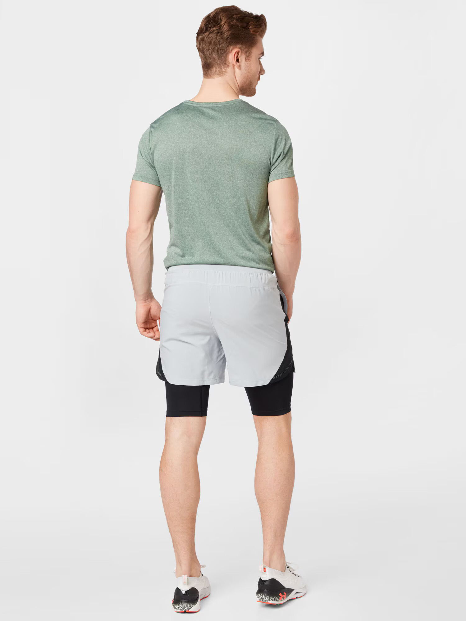 UNDER ARMOUR Pantaloni sport 'Launch 5' gri deschis / negru - Pled.ro