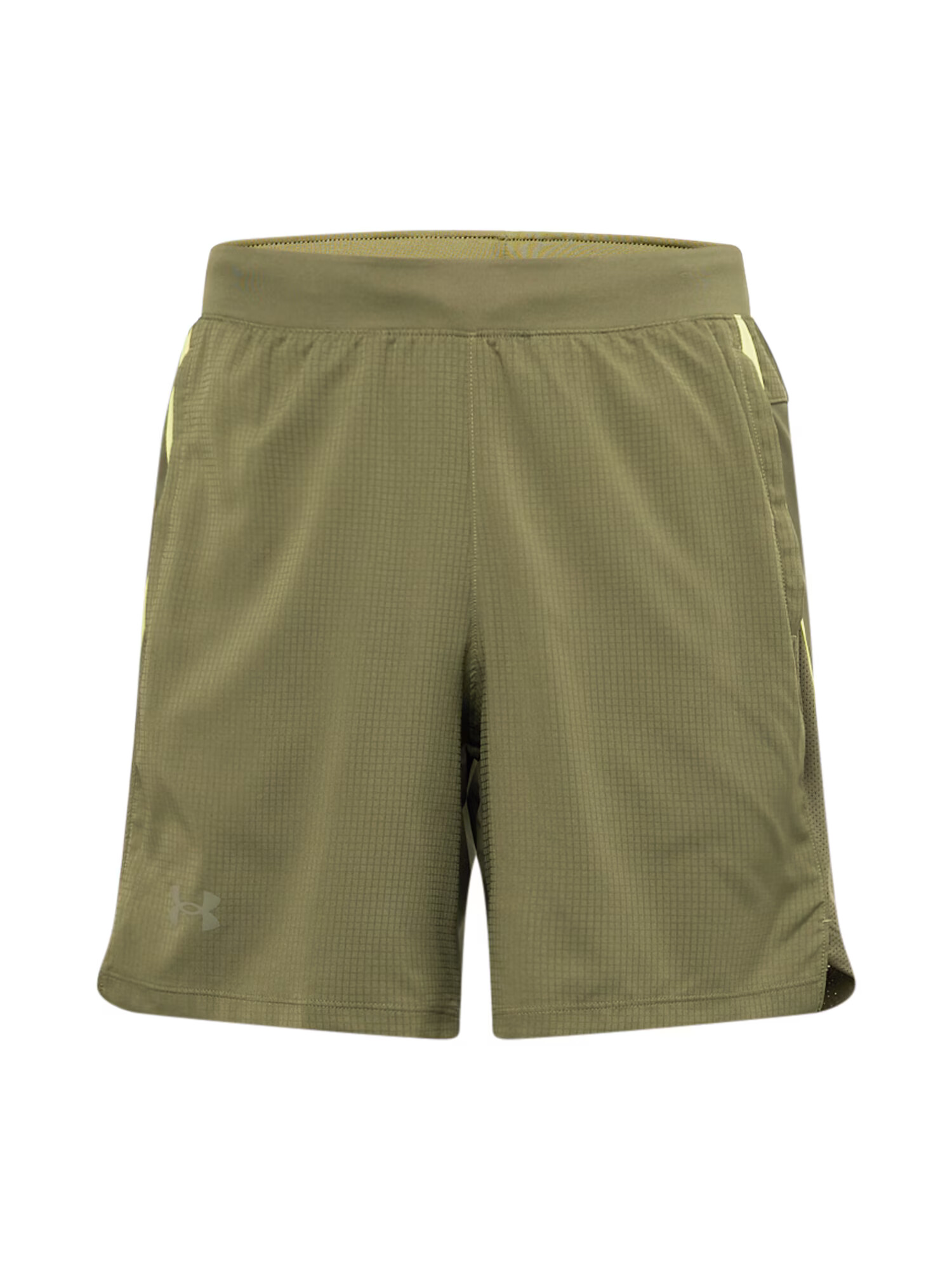 UNDER ARMOUR Pantaloni sport 'Launch 7' galben citron / oliv - Pled.ro