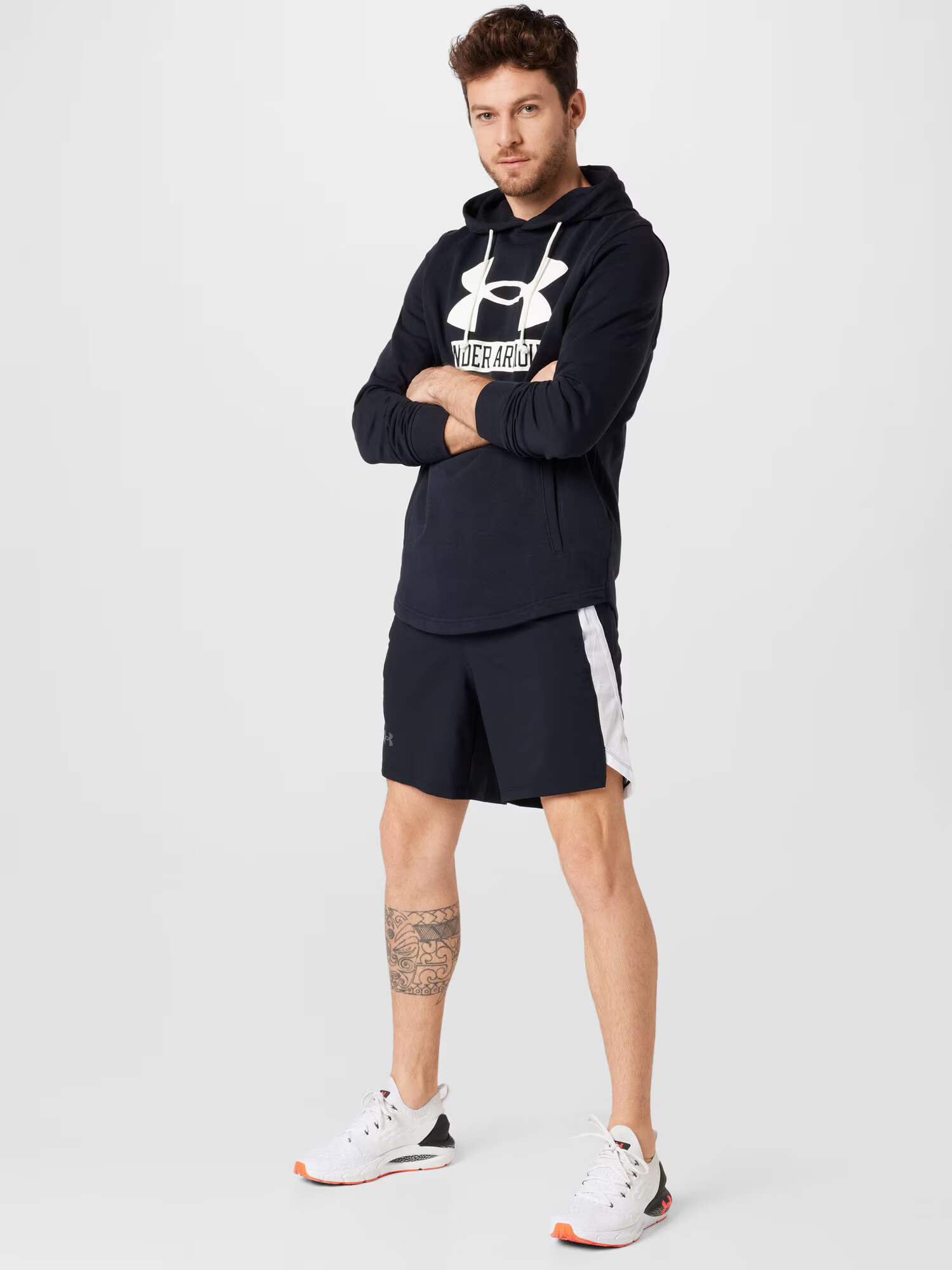 UNDER ARMOUR Pantaloni sport 'Launch' albastru deschis / negru / alb - Pled.ro