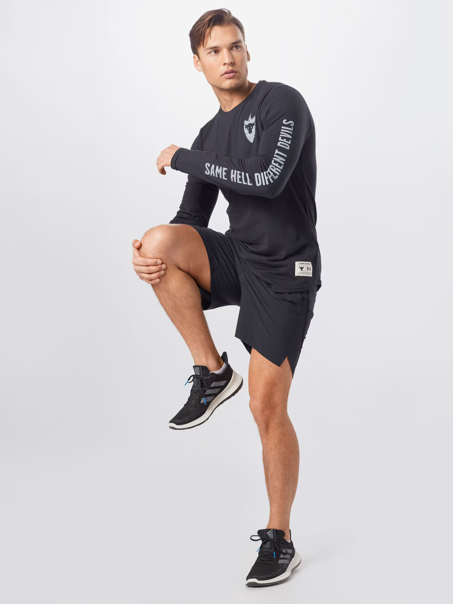 UNDER ARMOUR Pantaloni sport 'Launch' gri / negru - Pled.ro