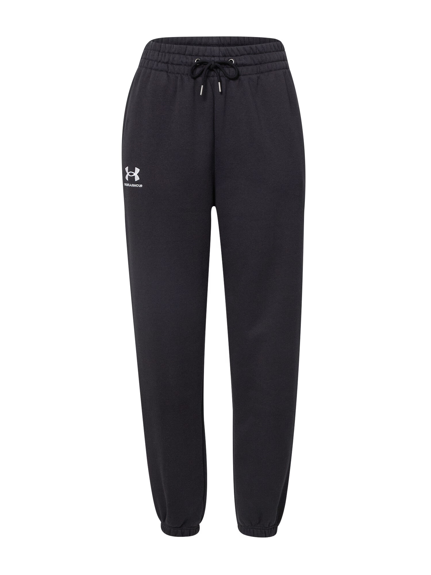 UNDER ARMOUR Pantaloni sport 'Essential' negru / alb - Pled.ro