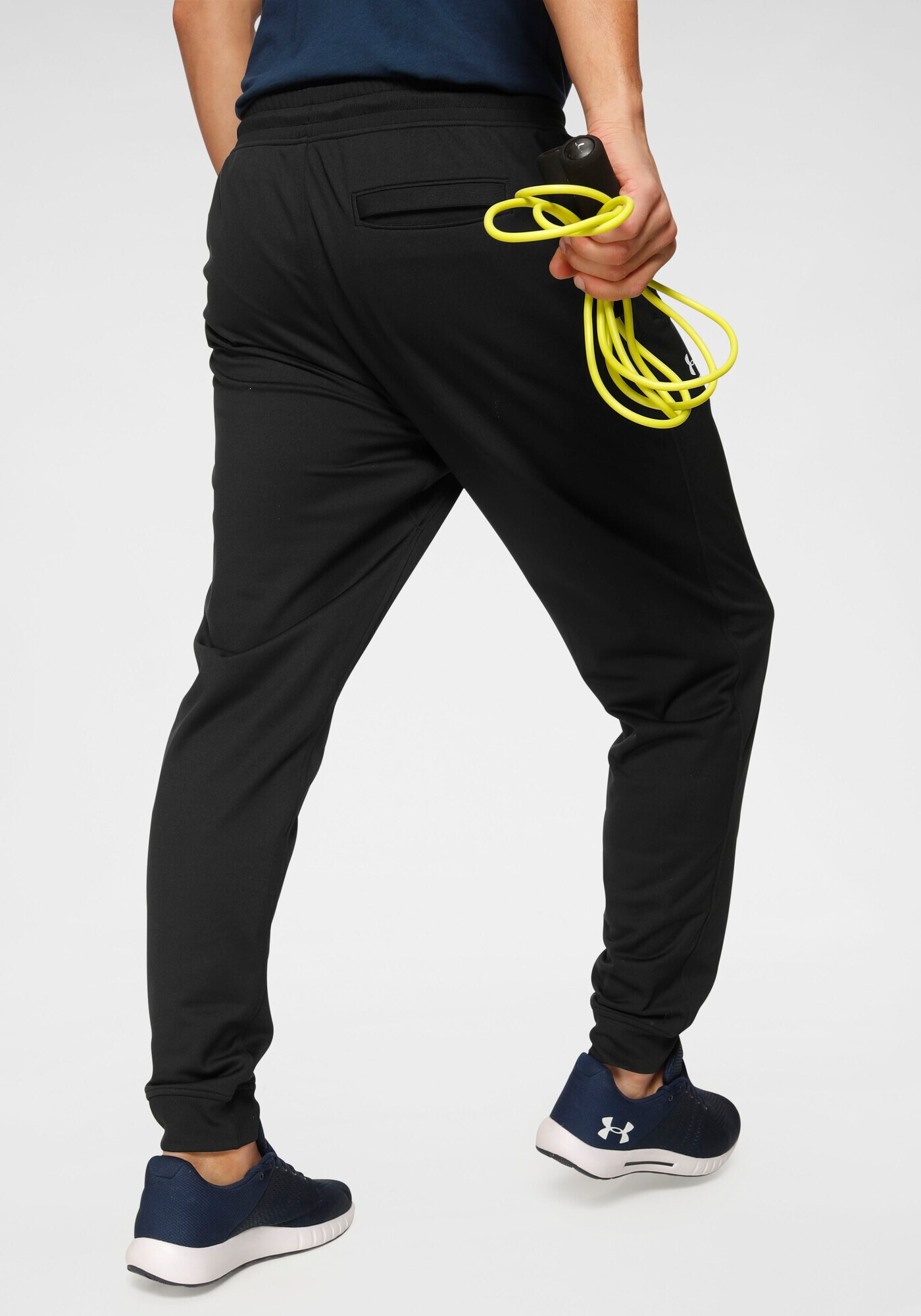 UNDER ARMOUR Pantaloni sport negru / alb - Pled.ro