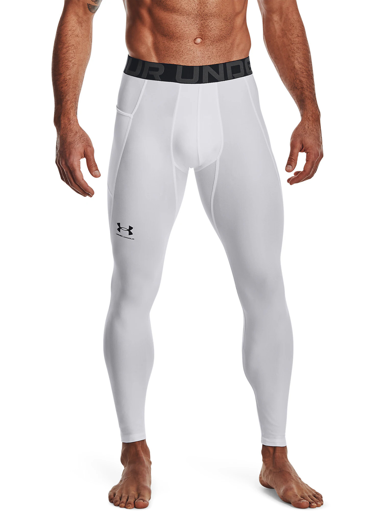 UNDER ARMOUR Pantaloni sport negru / alb - Pled.ro