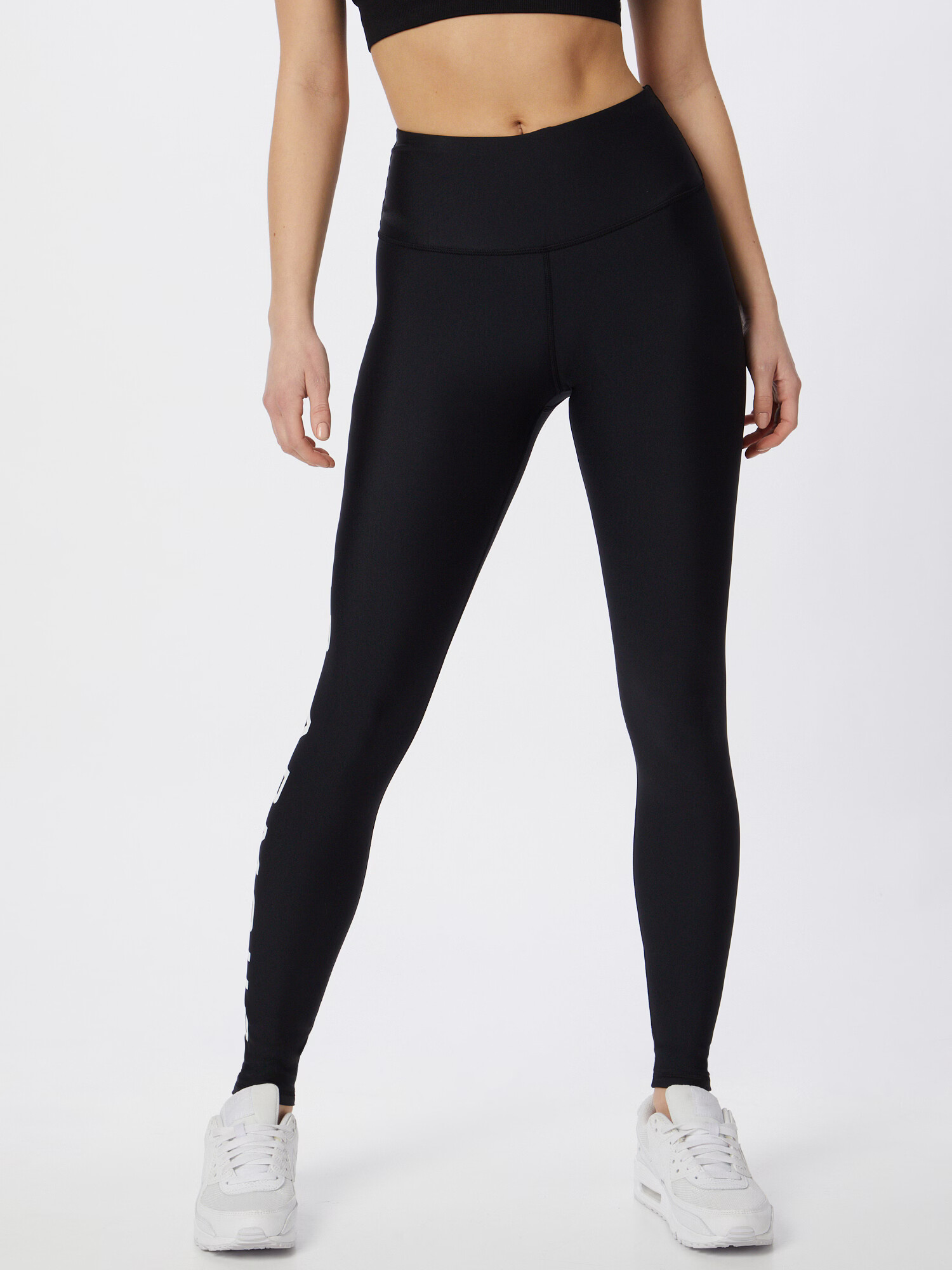 UNDER ARMOUR Pantaloni sport negru / alb - Pled.ro