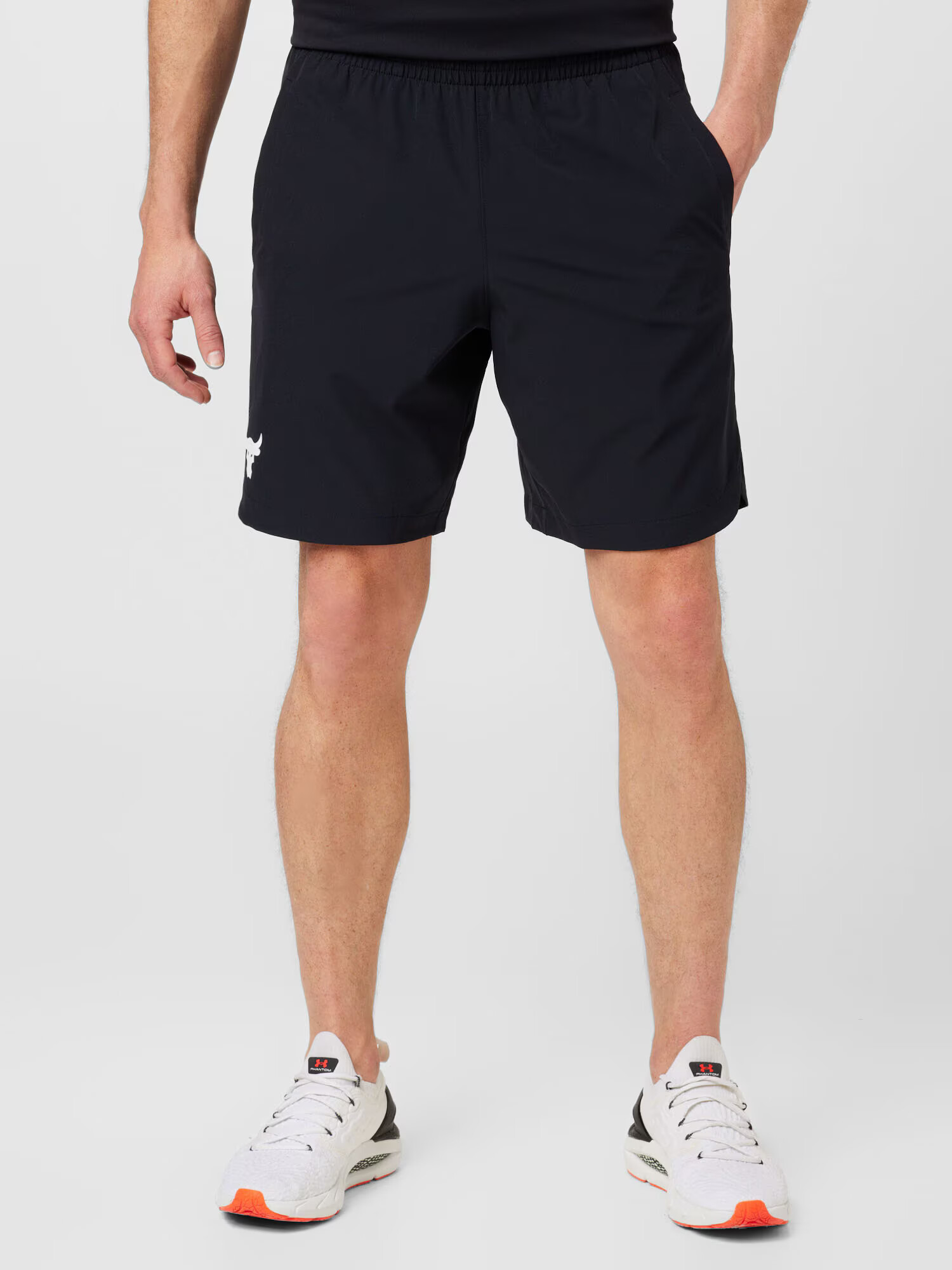 UNDER ARMOUR Pantaloni sport negru / alb - Pled.ro