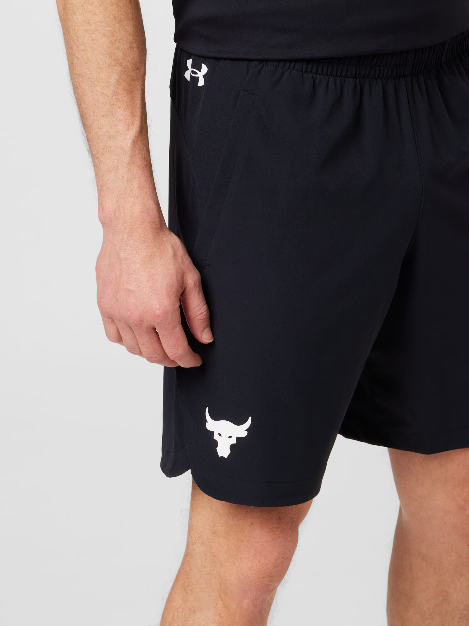 UNDER ARMOUR Pantaloni sport negru / alb - Pled.ro