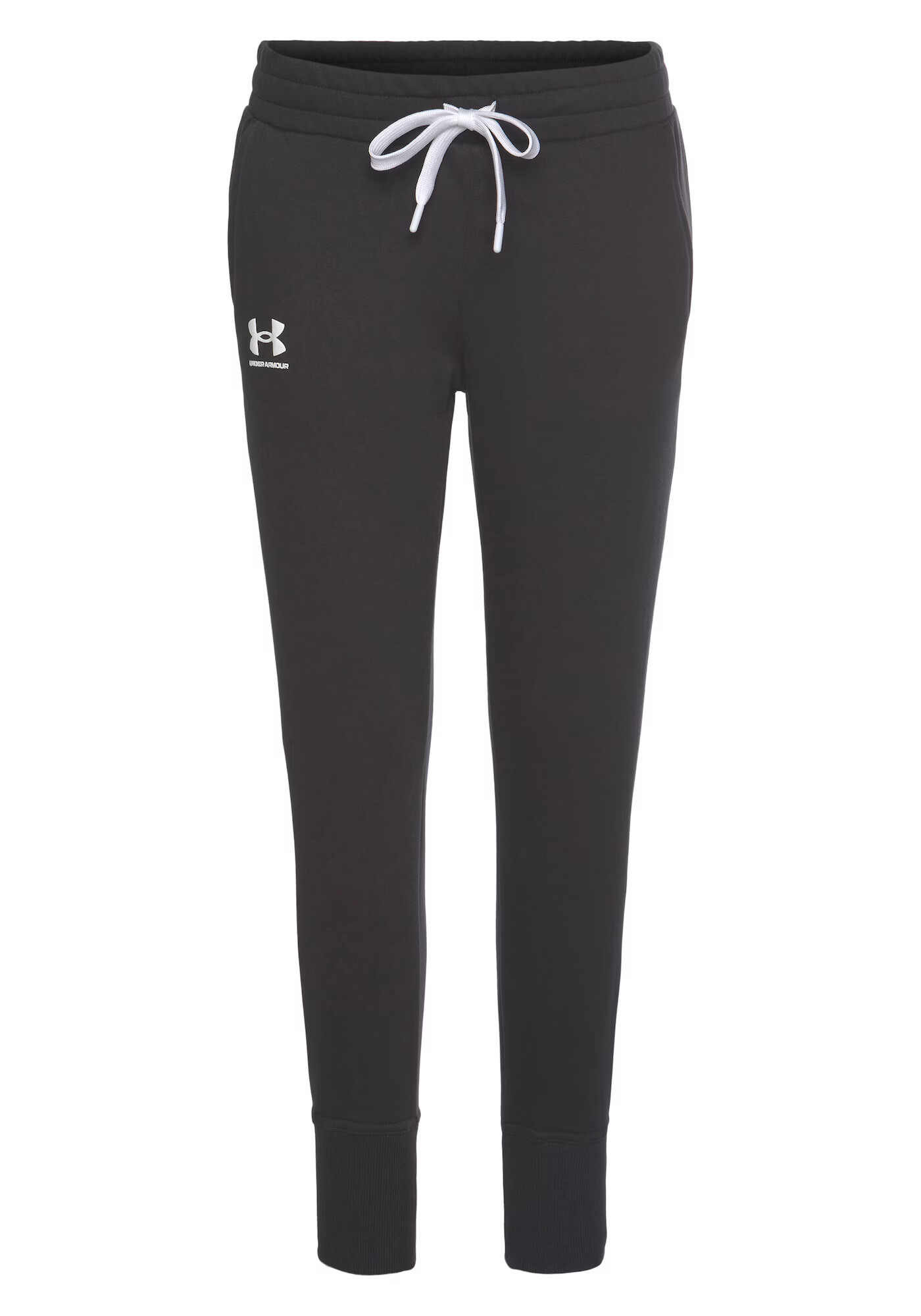 UNDER ARMOUR Pantaloni sport 'Rival' negru / alb - Pled.ro