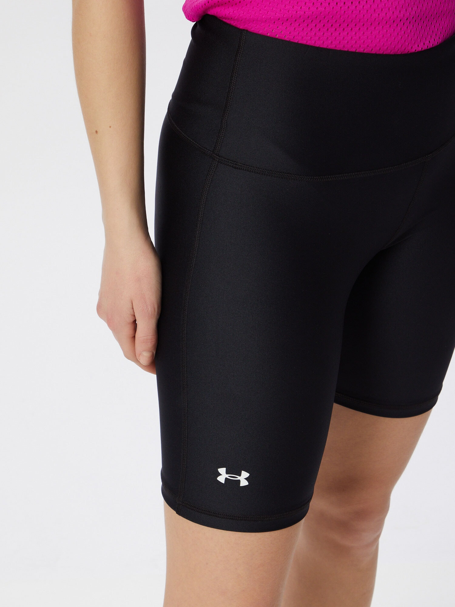 UNDER ARMOUR Pantaloni sport negru / alb - Pled.ro