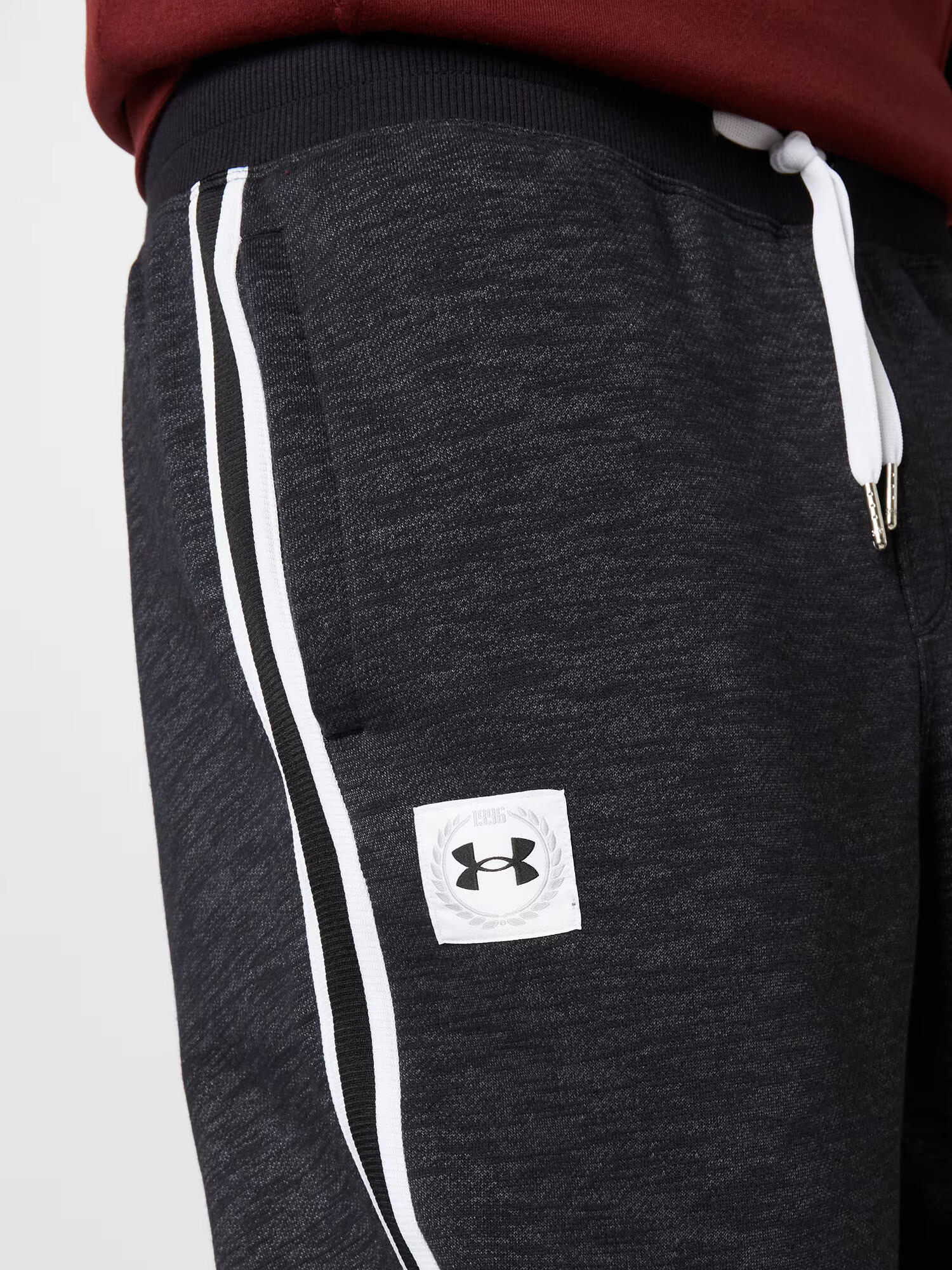 UNDER ARMOUR Pantaloni sport negru amestecat / alb - Pled.ro