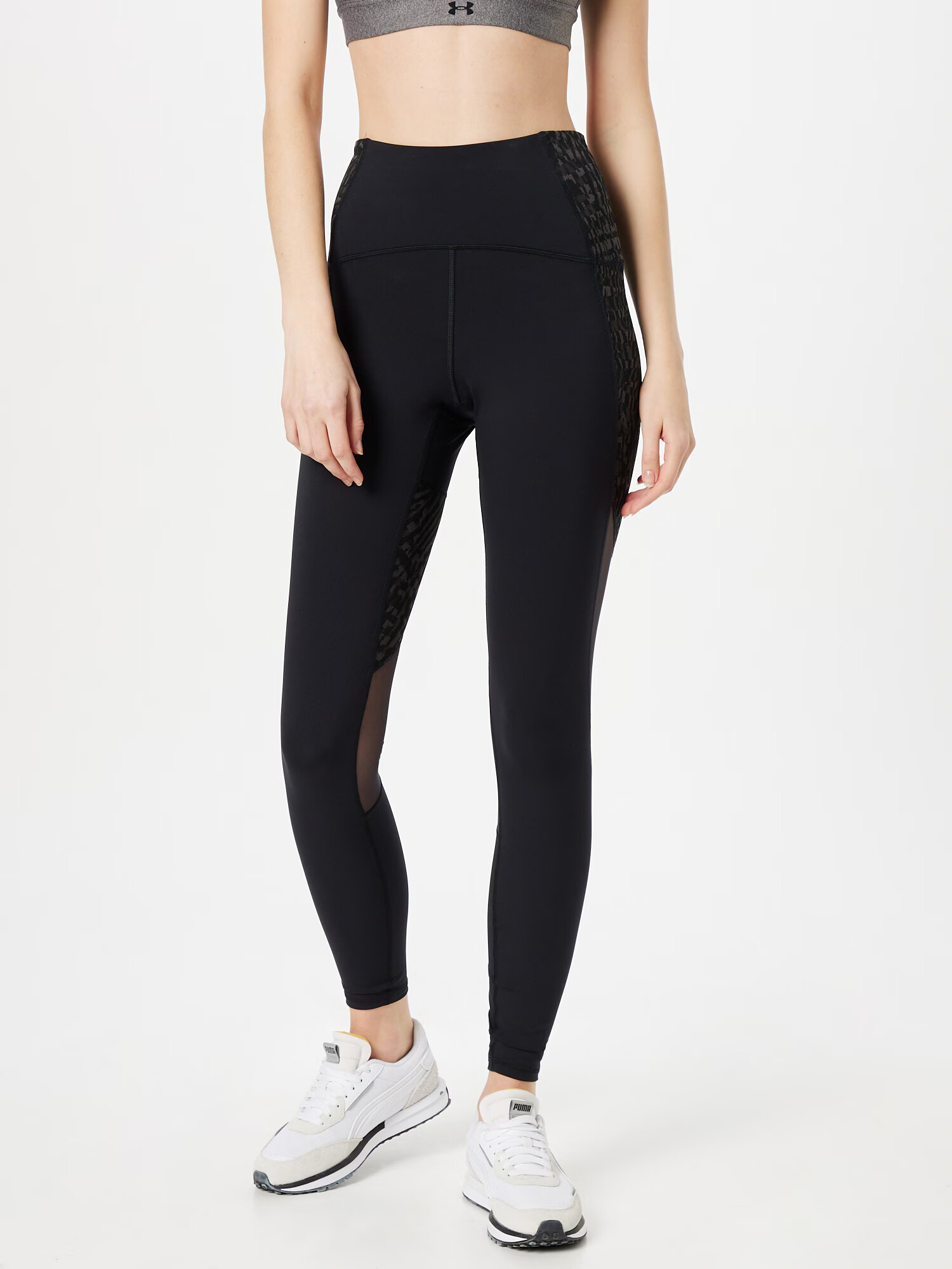 UNDER ARMOUR Pantaloni sport 'Novelty' gri închis / negru - Pled.ro