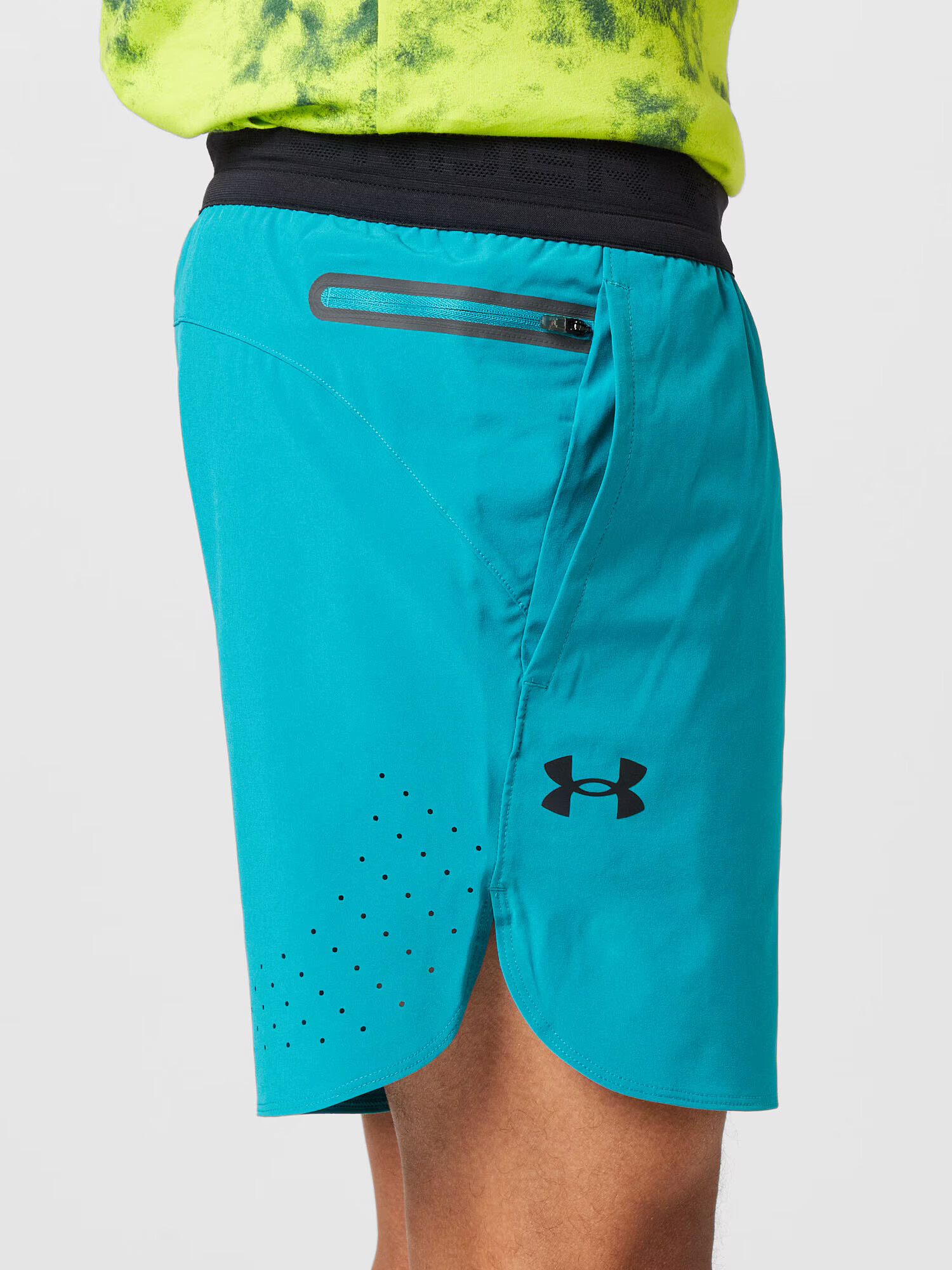 UNDER ARMOUR Pantaloni sport 'Peak' turcoaz / negru - Pled.ro