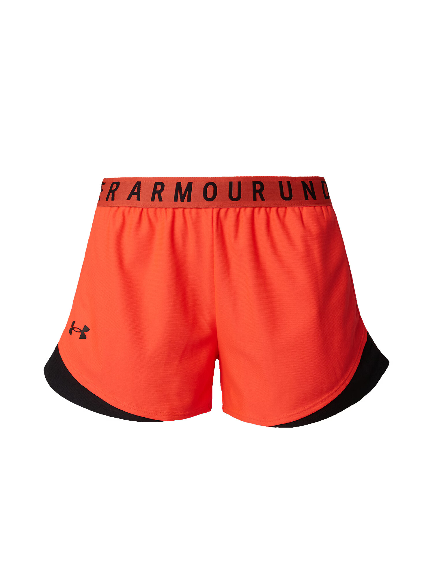 UNDER ARMOUR Pantaloni sport 'Play Up 3.0' roșu orange / negru - Pled.ro