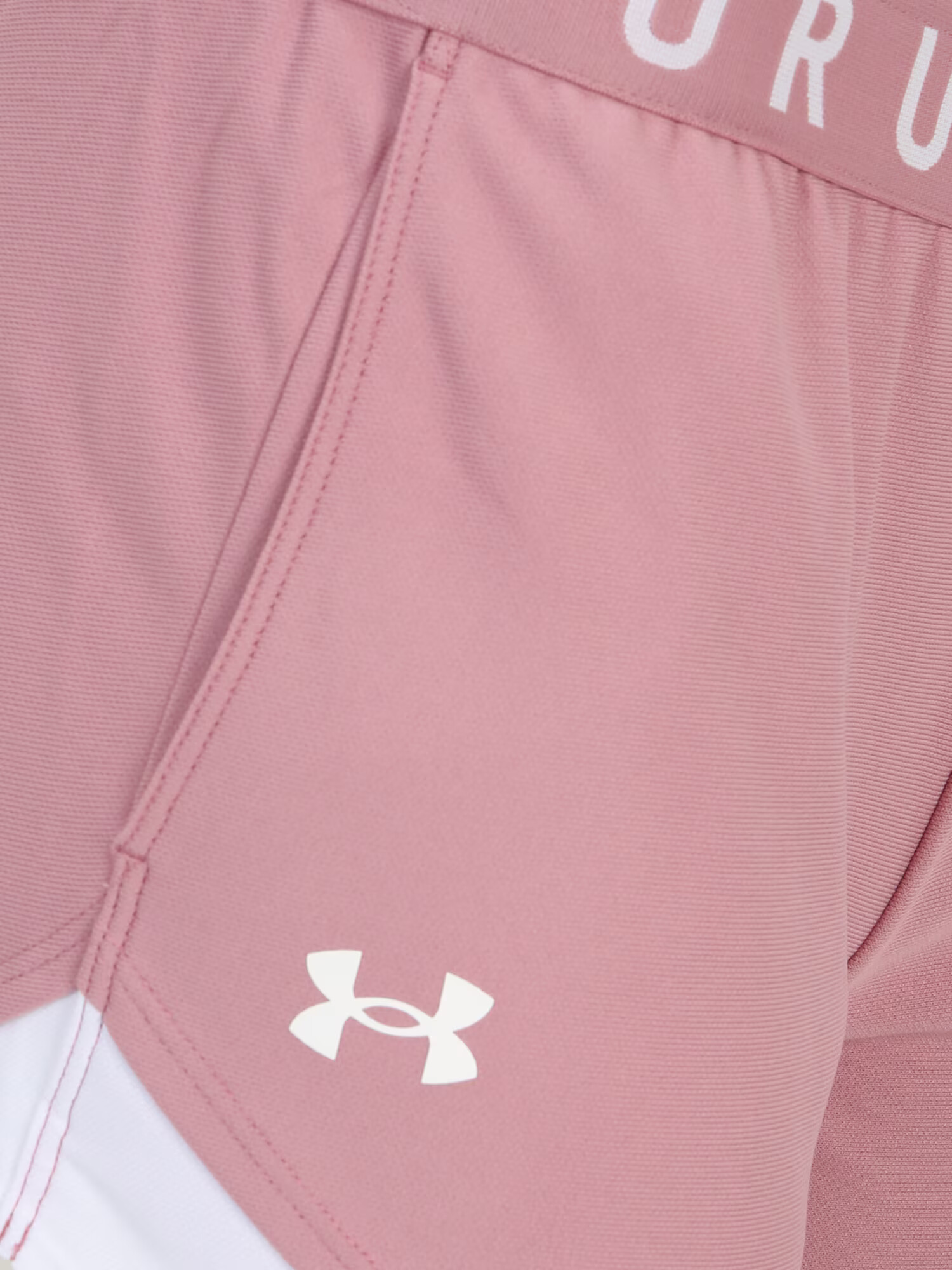 UNDER ARMOUR Pantaloni sport 'Play Up 3.0' roz pal / alb - Pled.ro