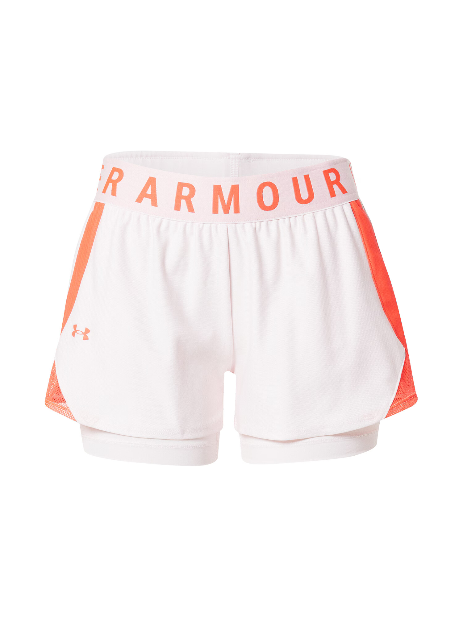 UNDER ARMOUR Pantaloni sport 'Play Up' portocaliu / alb - Pled.ro