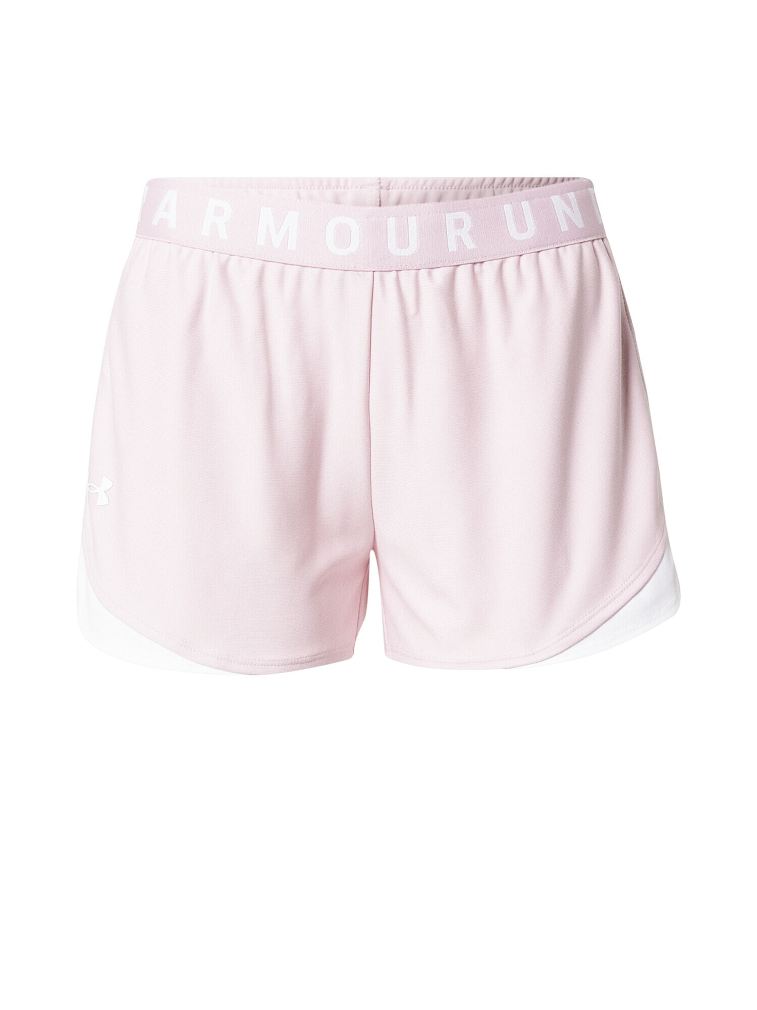 UNDER ARMOUR Pantaloni sport 'Play Up Shorts 3.0' roz / alb murdar - Pled.ro