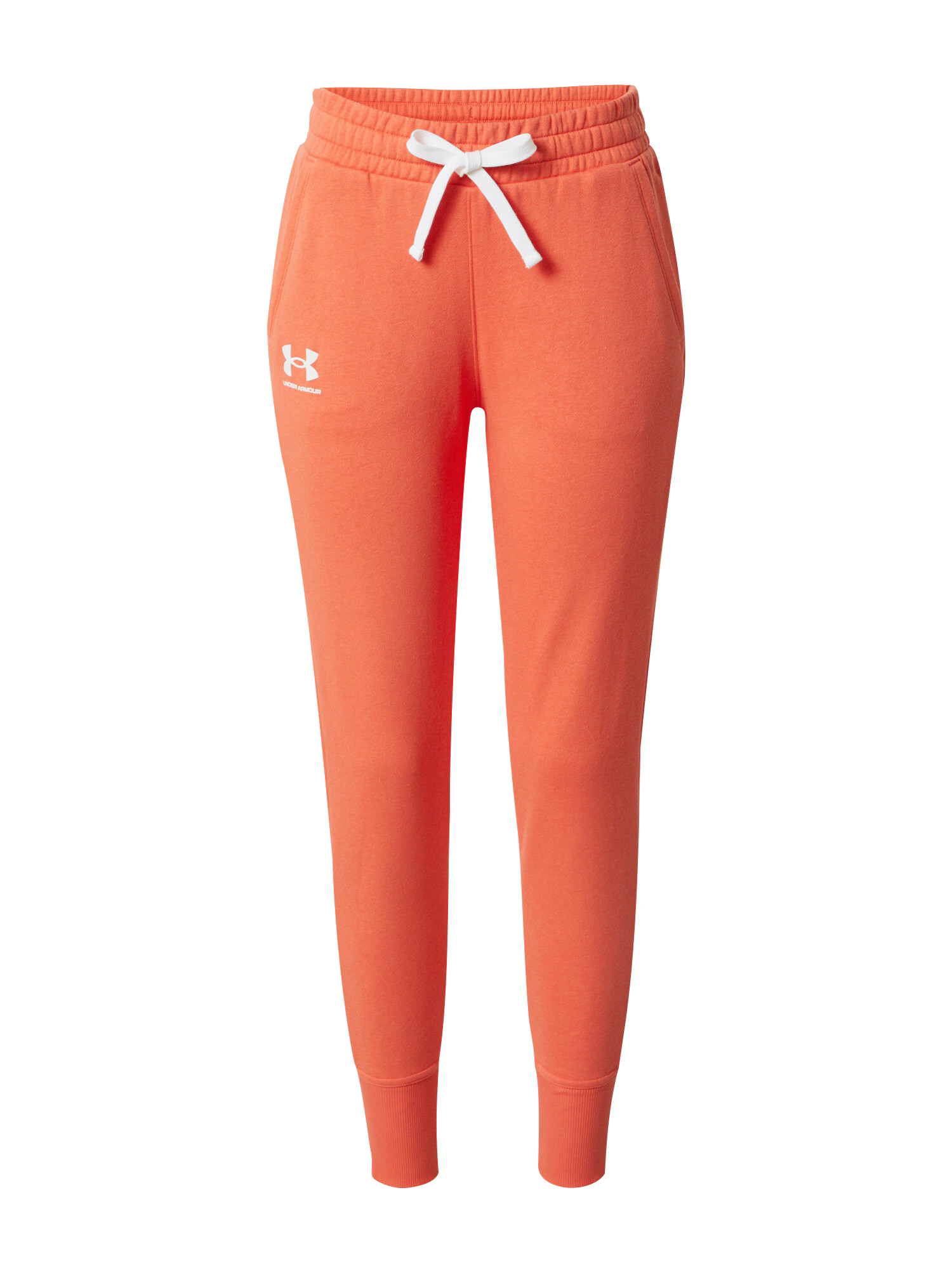 UNDER ARMOUR Pantaloni sport portocaliu / alb - Pled.ro