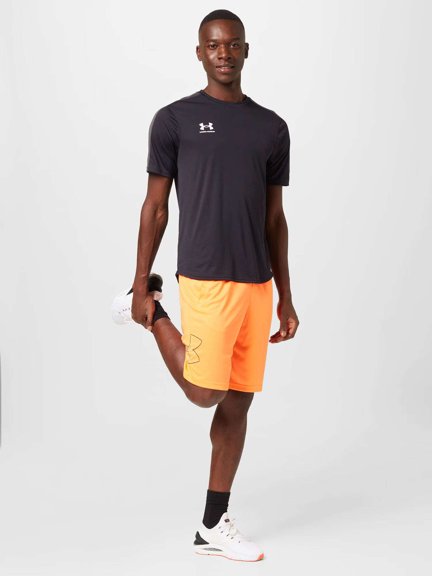 UNDER ARMOUR Pantaloni sport portocaliu / negru - Pled.ro