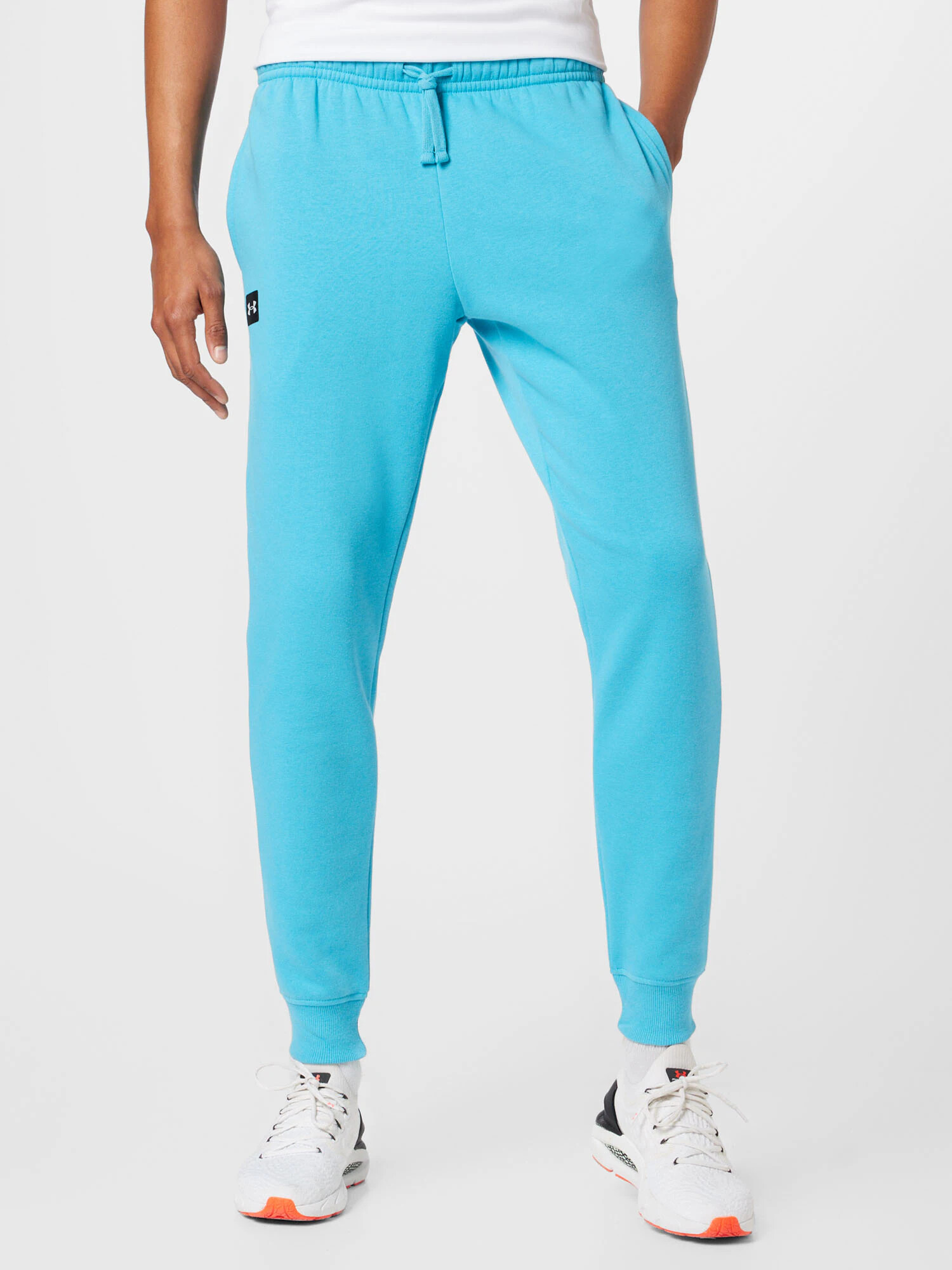 UNDER ARMOUR Pantaloni sport 'Rival' albastru / bleumarin / alb - Pled.ro