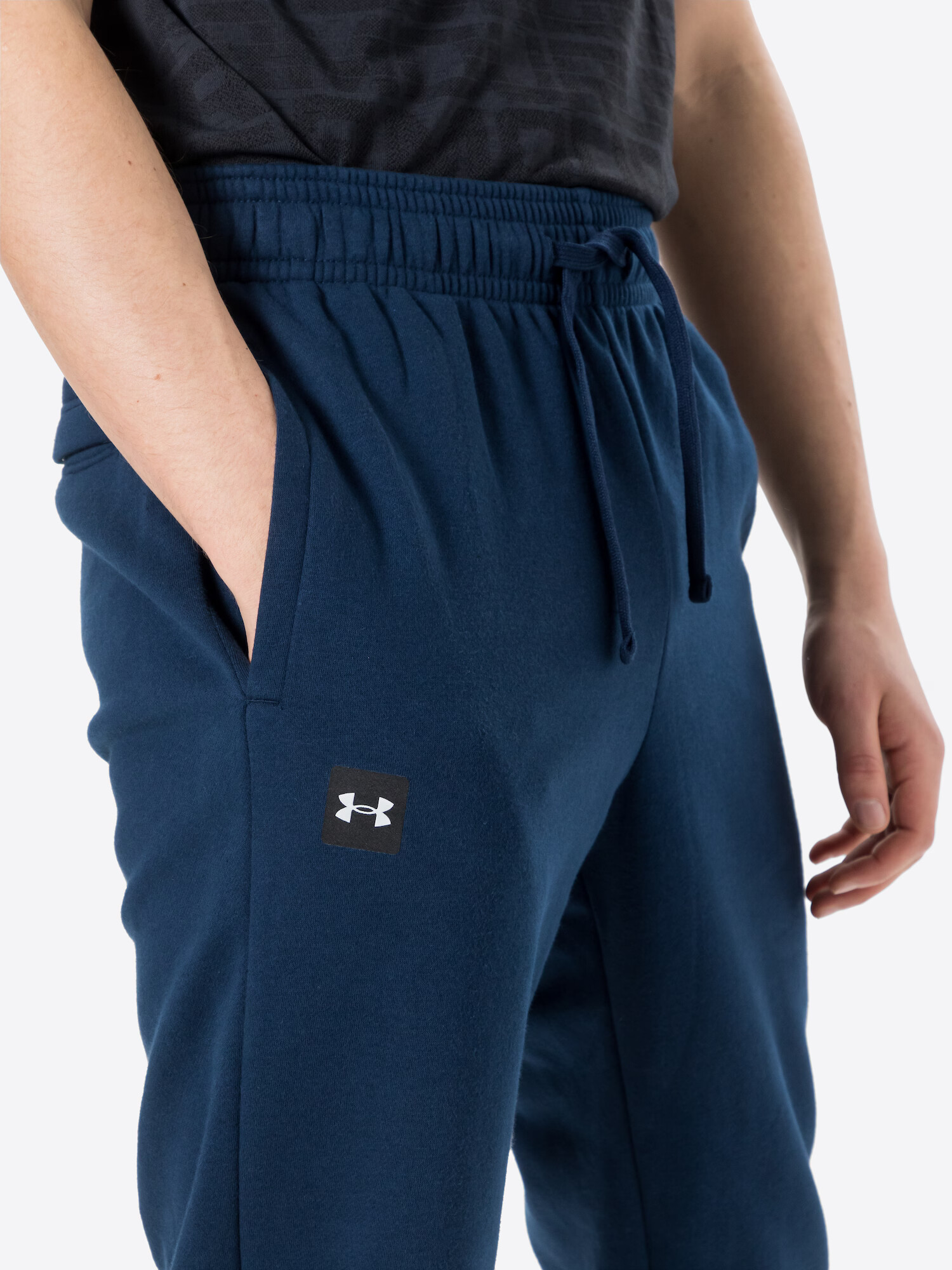 UNDER ARMOUR Pantaloni sport 'Rival' bleumarin / negru / alb - Pled.ro