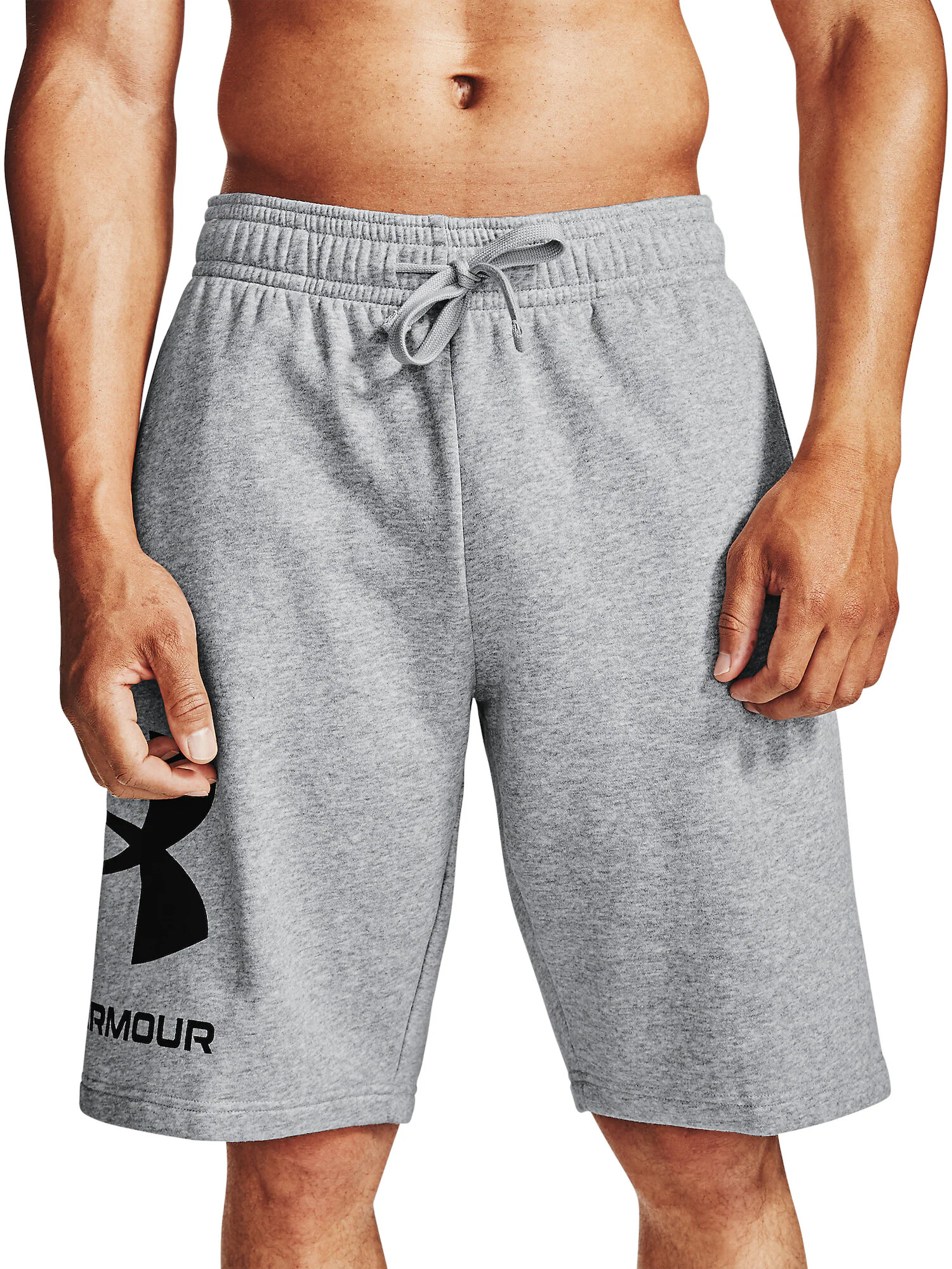 UNDER ARMOUR Pantaloni sport 'Rival' gri amestecat / negru - Pled.ro