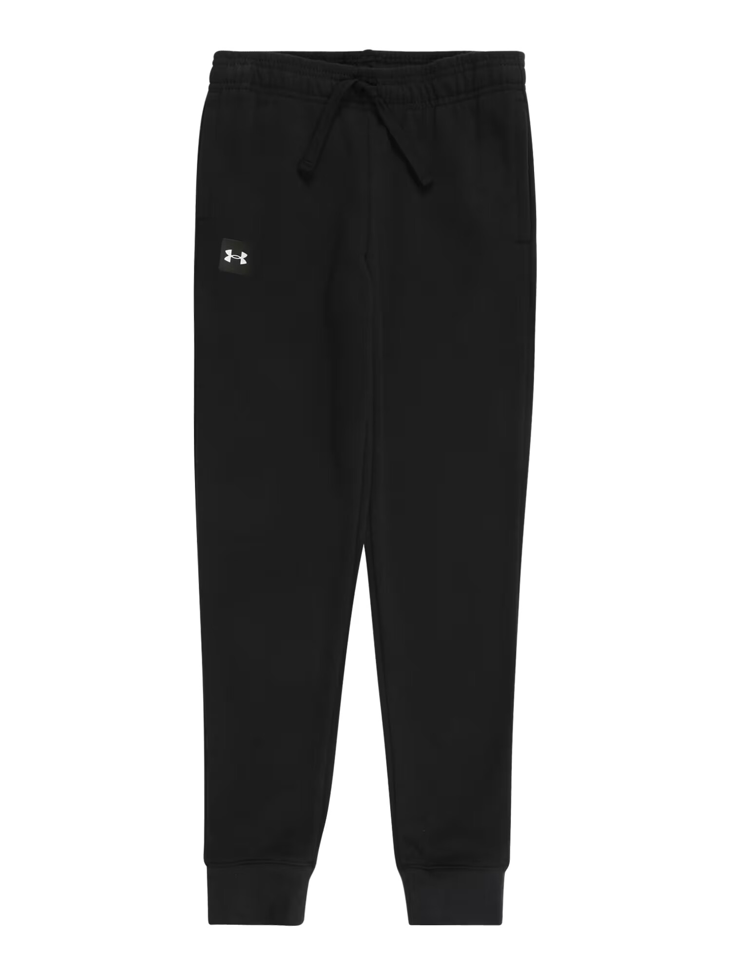 UNDER ARMOUR Pantaloni sport 'RIVAL' negru / alb - Pled.ro