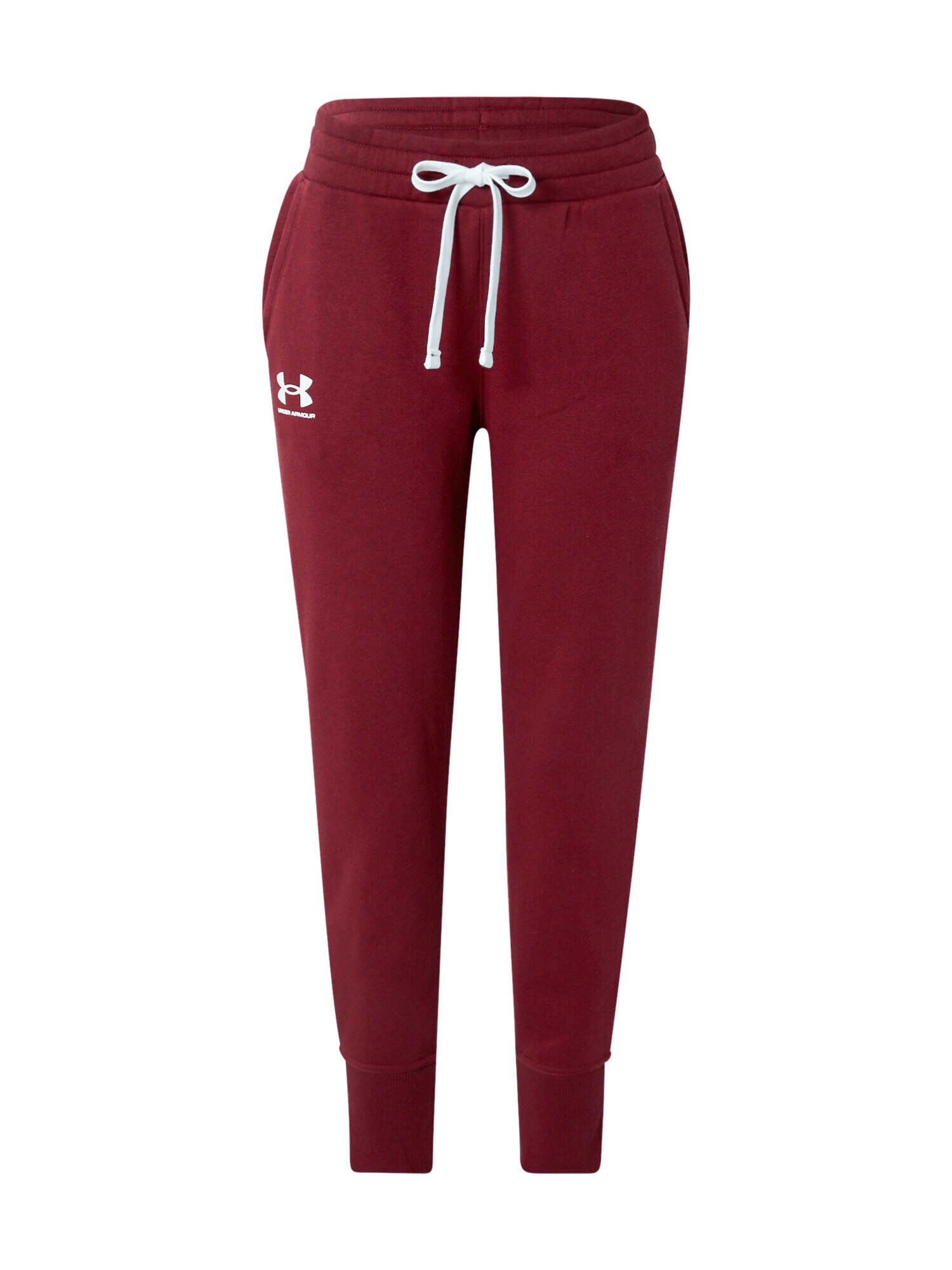 UNDER ARMOUR Pantaloni sport 'Rival' roșu / alb - Pled.ro