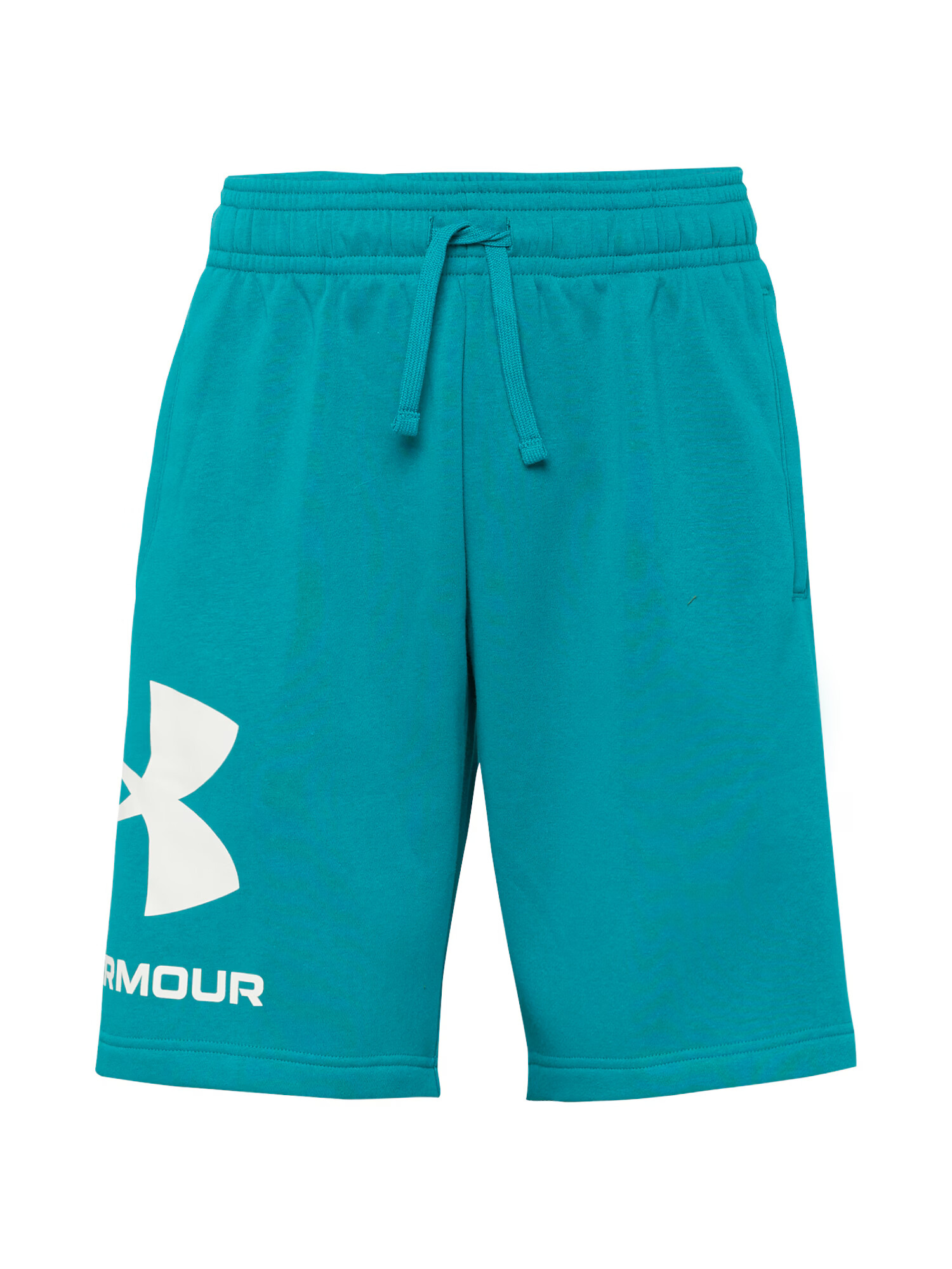 UNDER ARMOUR Pantaloni sport 'Rival' turcoaz / alb - Pled.ro