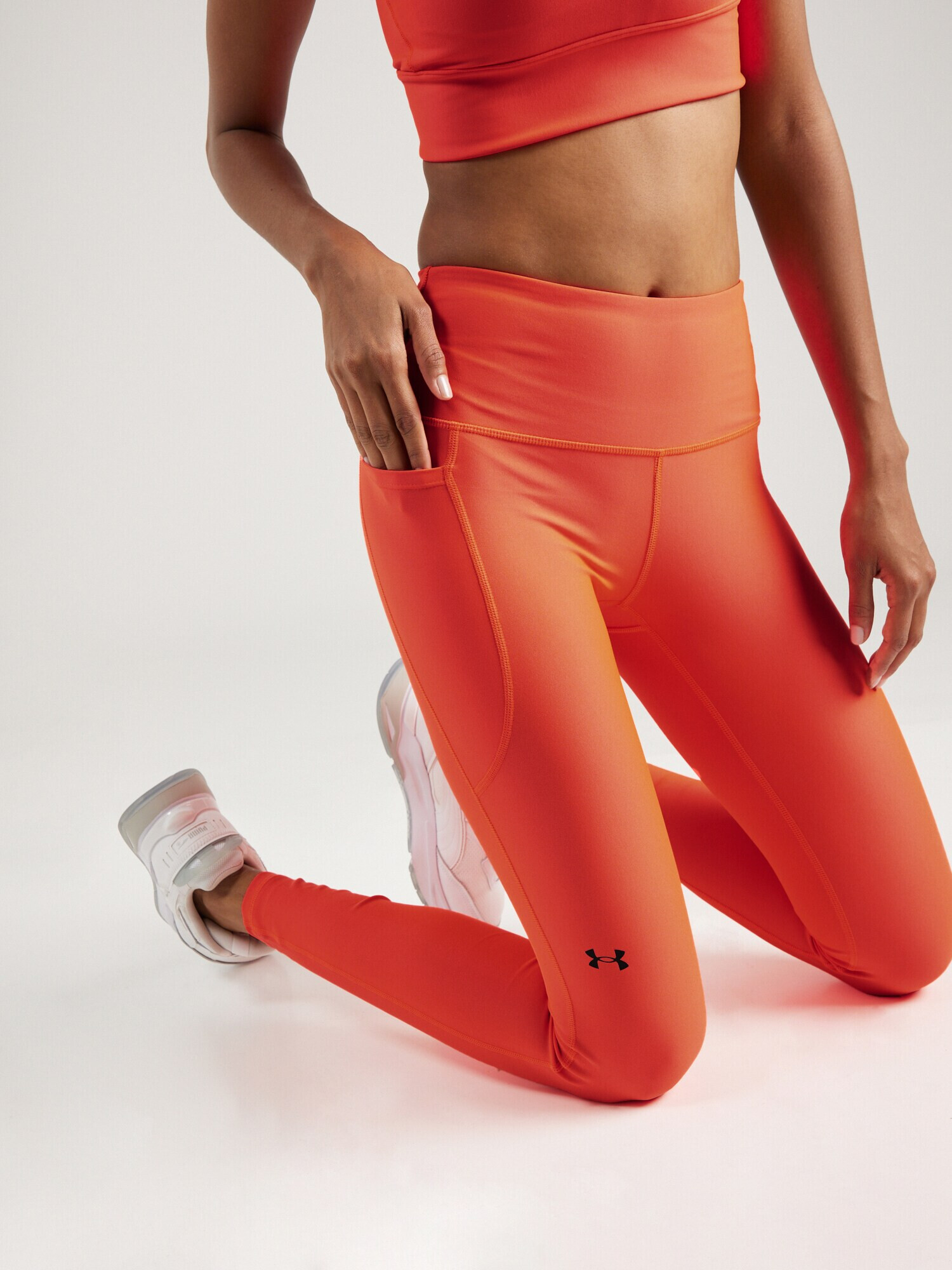 UNDER ARMOUR Pantaloni sport roșu orange - Pled.ro