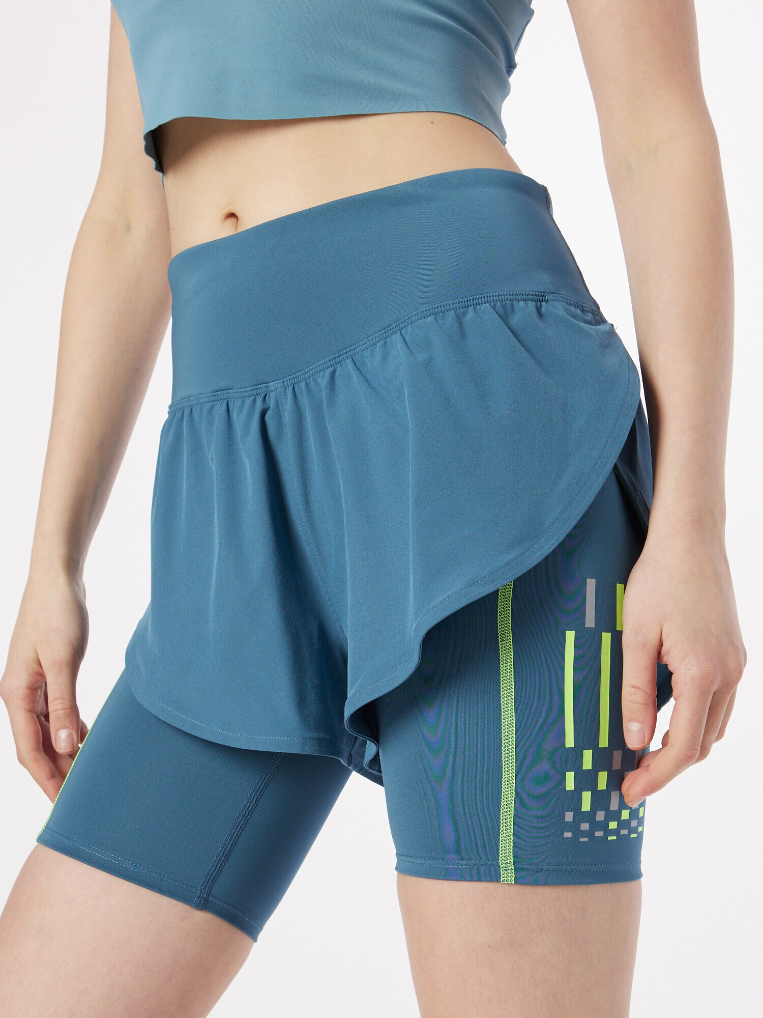 UNDER ARMOUR Pantaloni sport 'Run Anywhere' verde petrol / verde mentă - Pled.ro