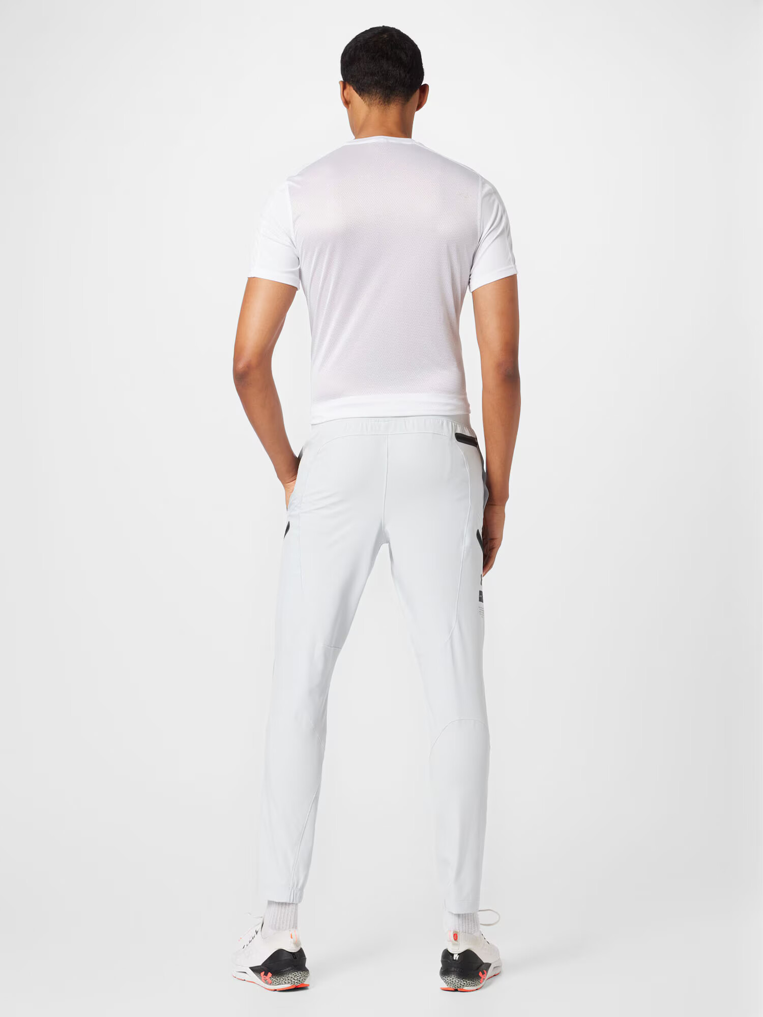 UNDER ARMOUR Pantaloni sport 'UNSTOPPABLE' gri deschis / negru - Pled.ro