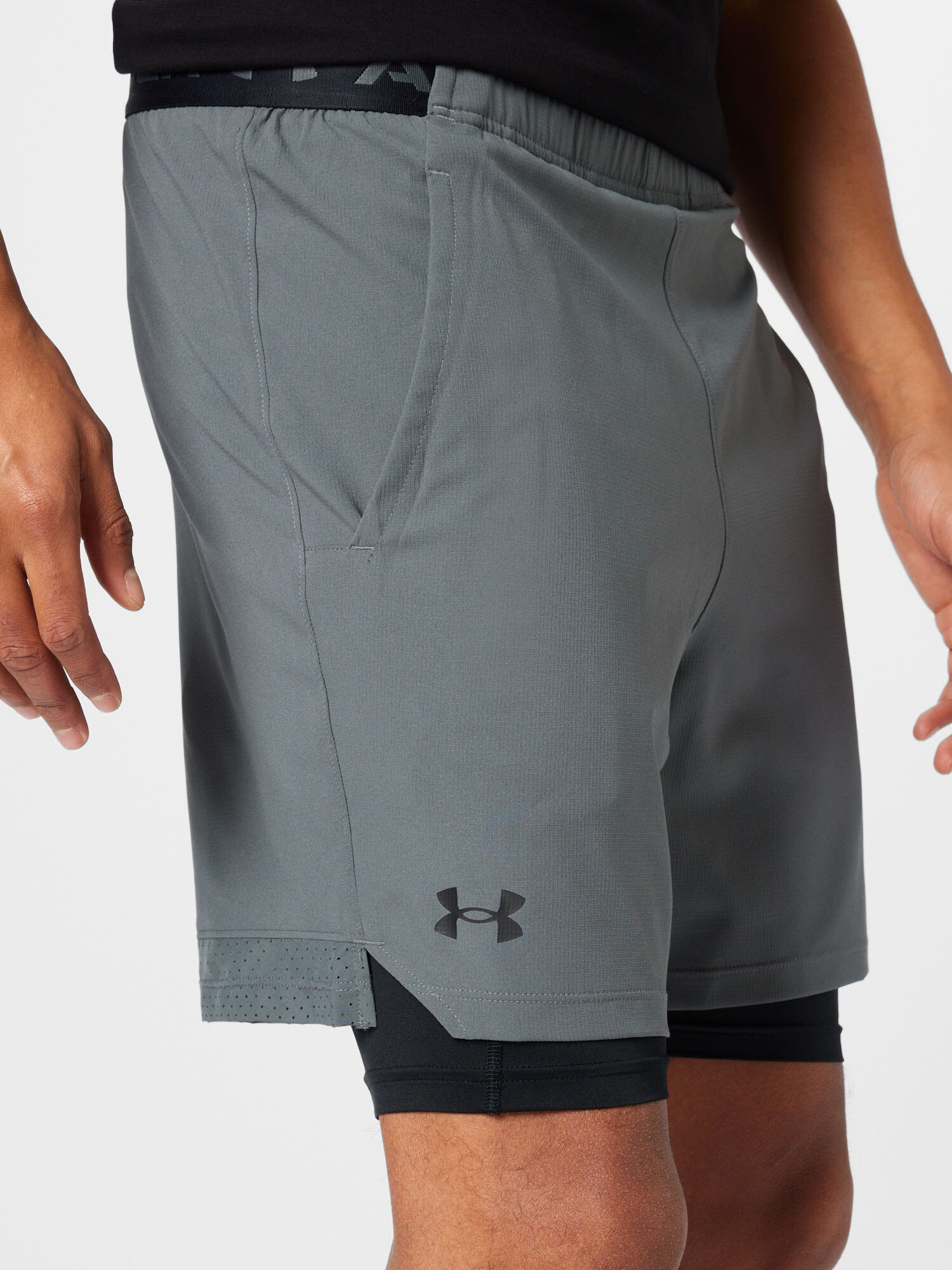 UNDER ARMOUR Pantaloni sport 'Vanish' gri / negru - Pled.ro