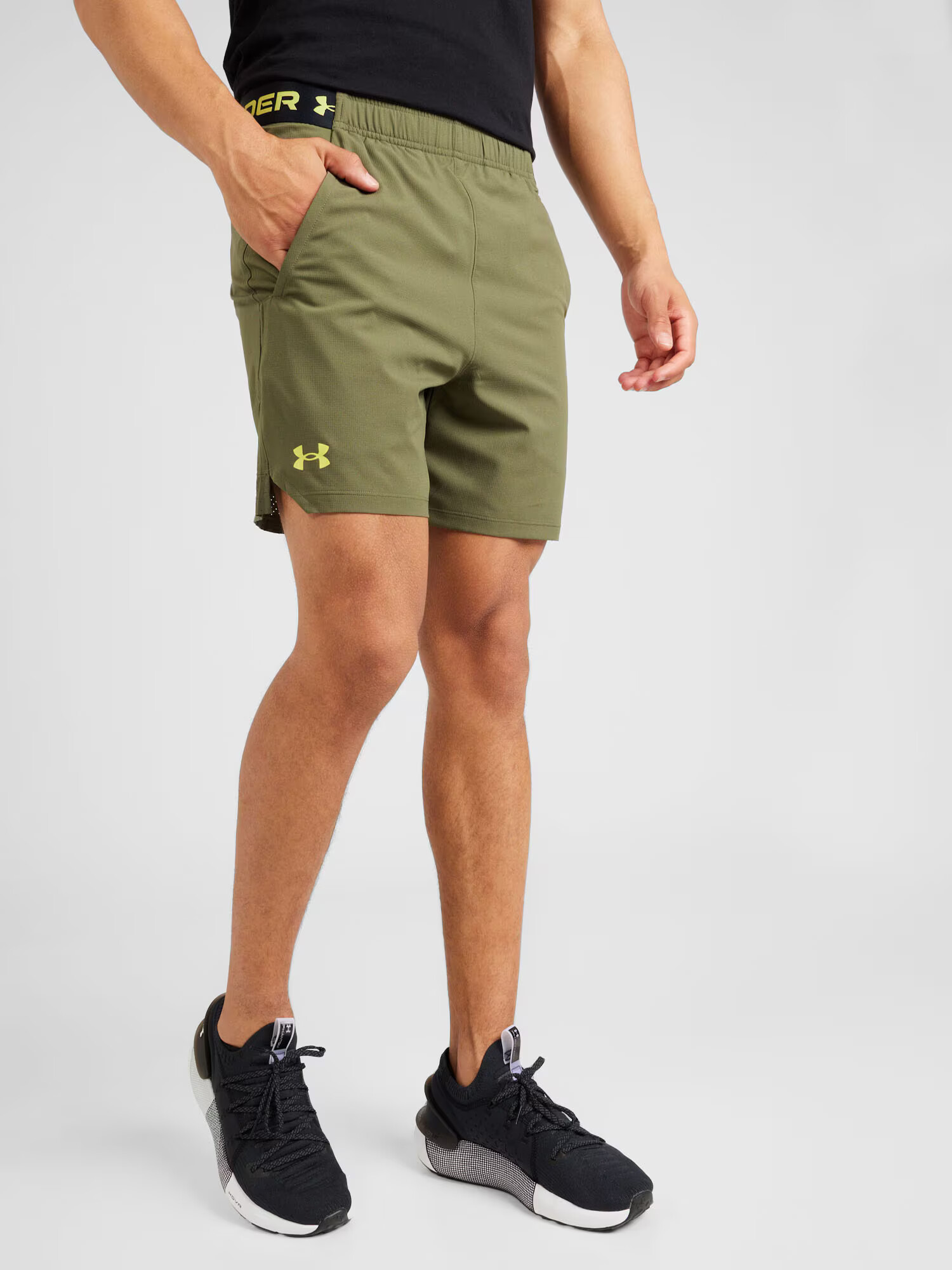 UNDER ARMOUR Pantaloni sport 'Vanish' verde deschis / verde închis - Pled.ro