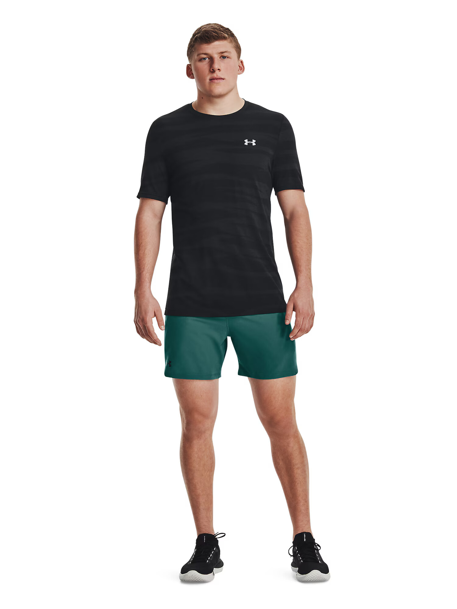 UNDER ARMOUR Pantaloni sport 'Vanish' verde smarald / negru - Pled.ro