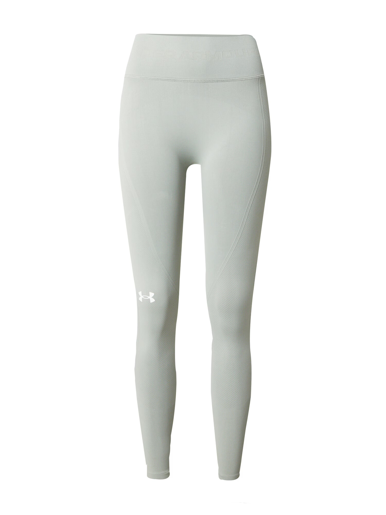 UNDER ARMOUR Pantaloni sport verde pastel / alb - Pled.ro